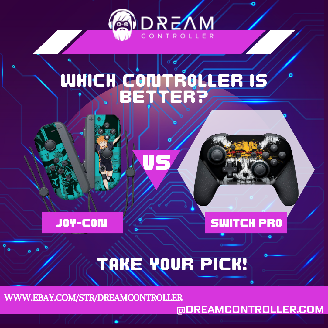 Is It Better To Get A Set Of Joy-Con Or A Nintendo Switch Controller Pro For Your Console?