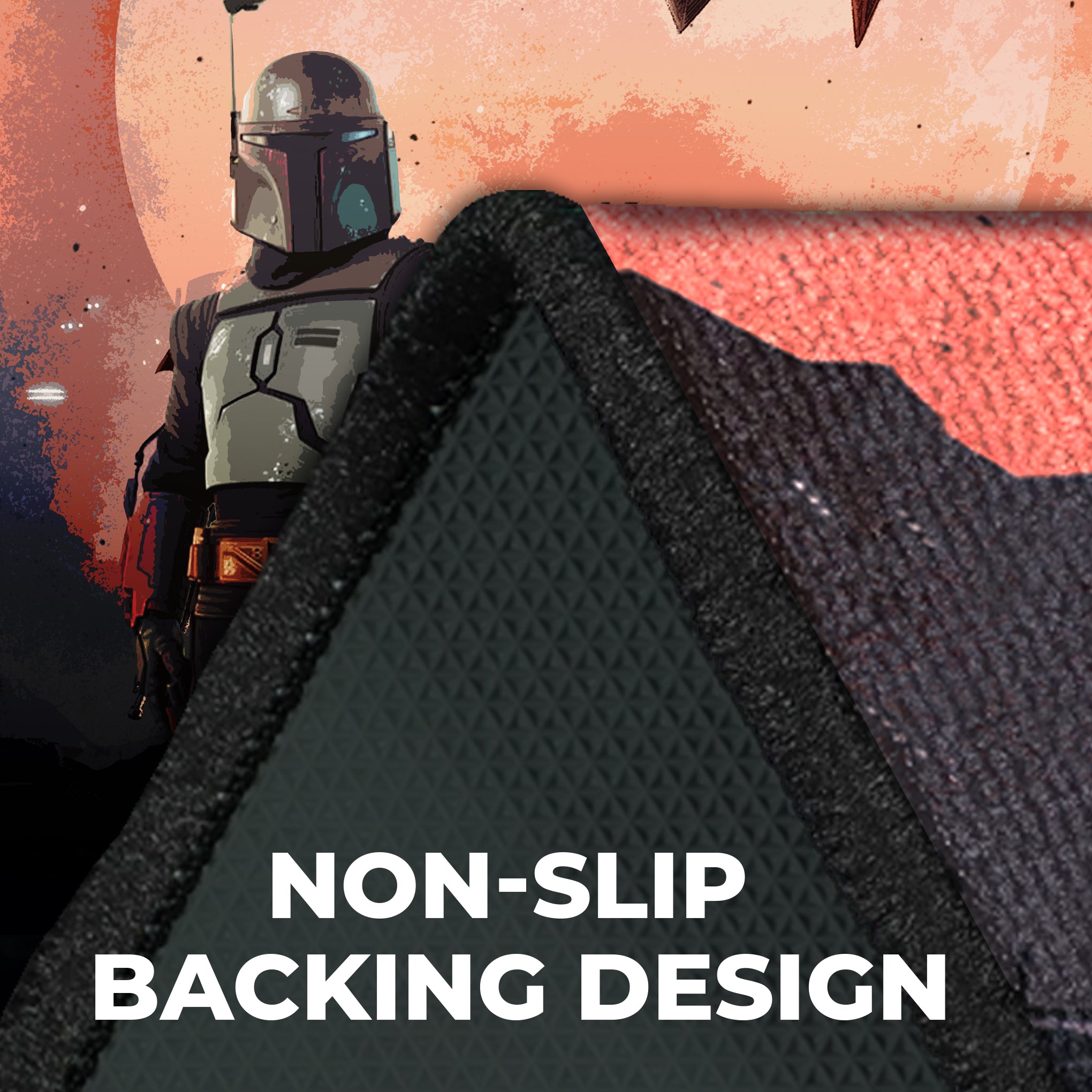 Boba Fett - End of new beginning inspired Gaming Rug - 62x40 inches