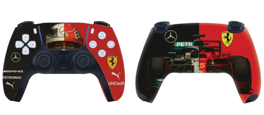 F1 Hamilton Merch X Ferrari Design PS5 Controller