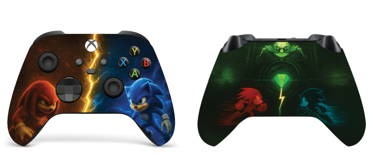 Sonic VS. Knuckles Inspired Xbox Series X/S Controller