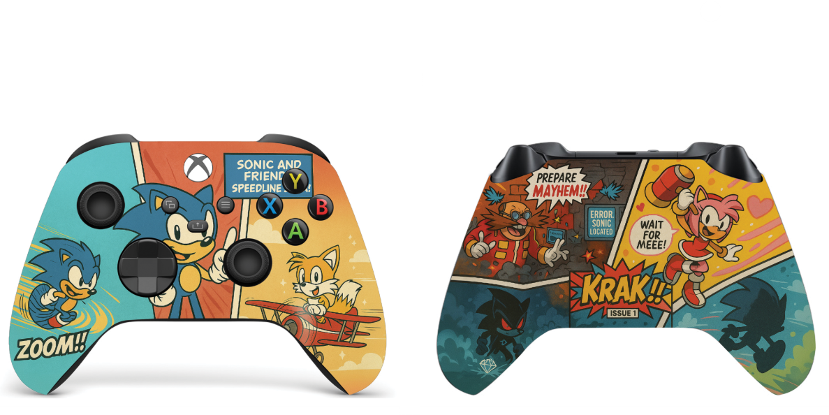 Sonic Comics Inspired Xbox Series X/S Controller