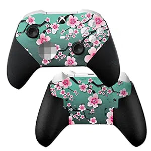Cherry Blossom X-box Elite Controller Series 2 Core Front & Back Hydro-dip
