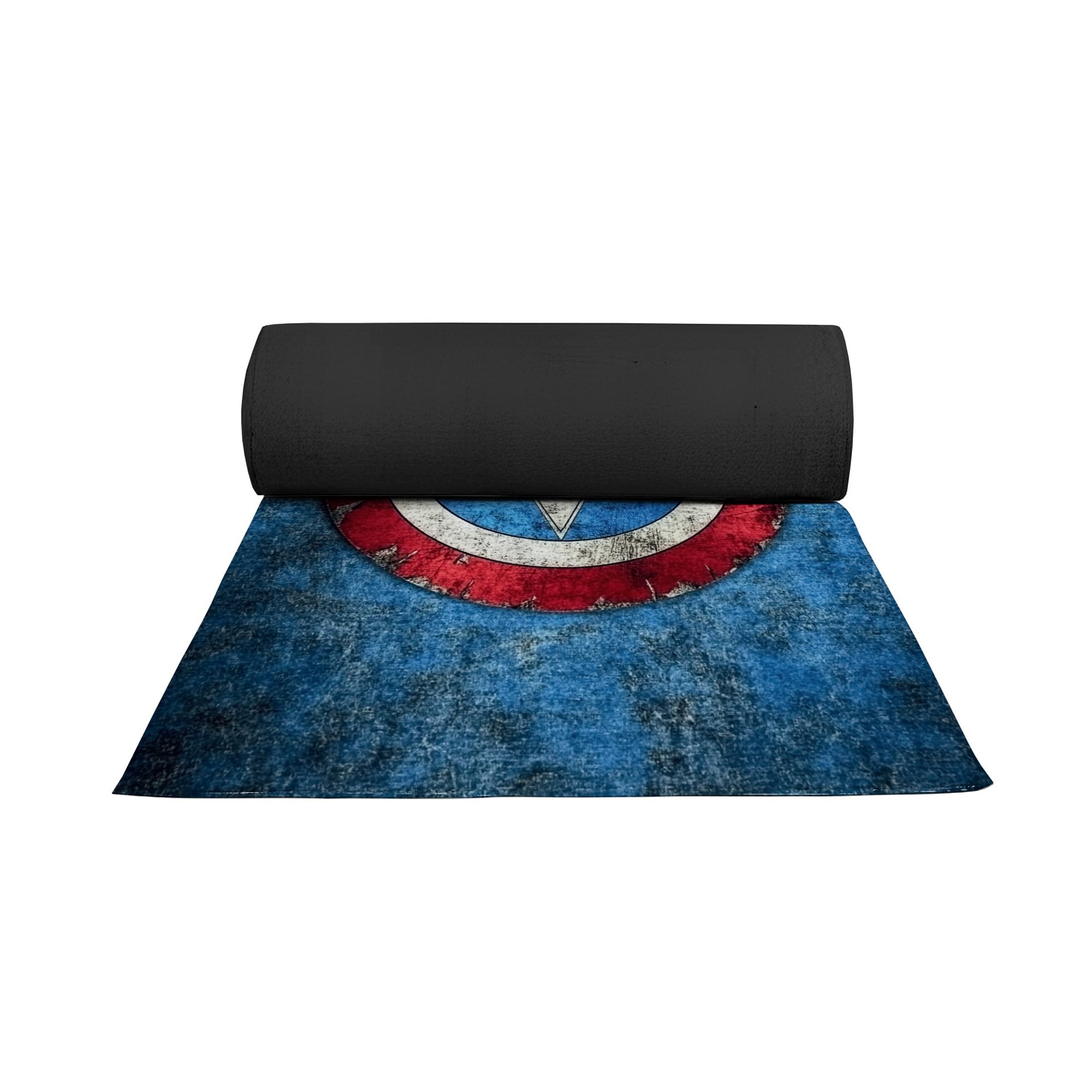 Captain America Shield Decor Rug- 62x40 inches