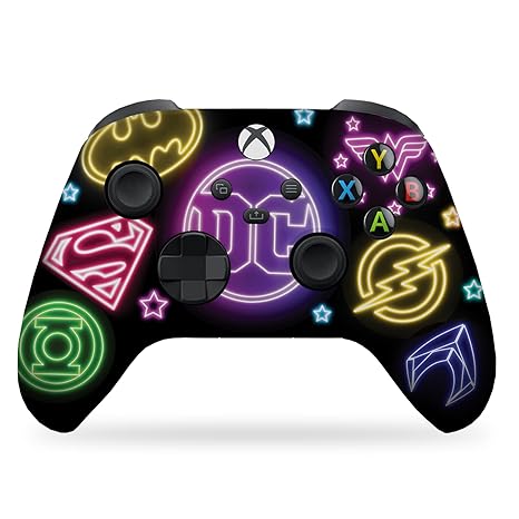 DC Comic NEON Xbox Series X Controller Front Print Only