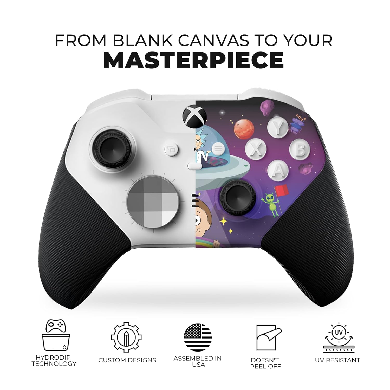 Ricky & Morty X-box Elite Controller Series 2 Core