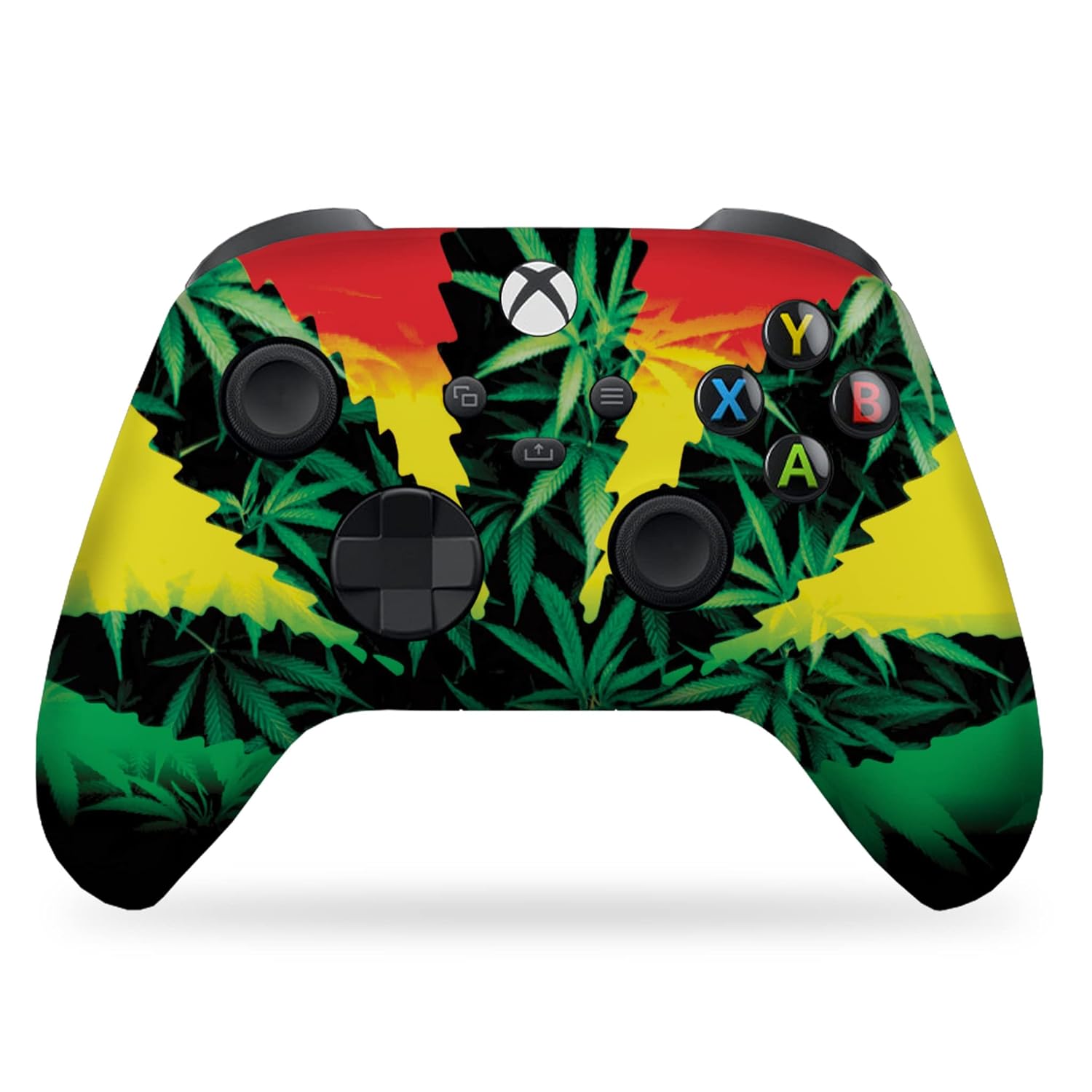 GREEN WEED GRASS Xbox Series X Controller Front Print Only