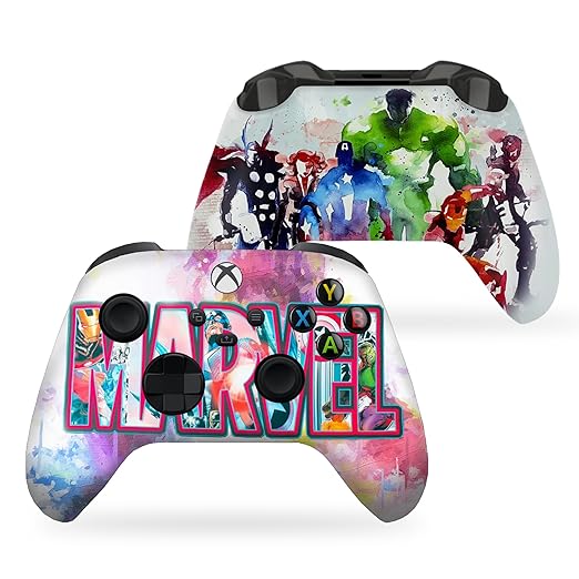Marvel New Xbox Series X Controller Front and Back Print