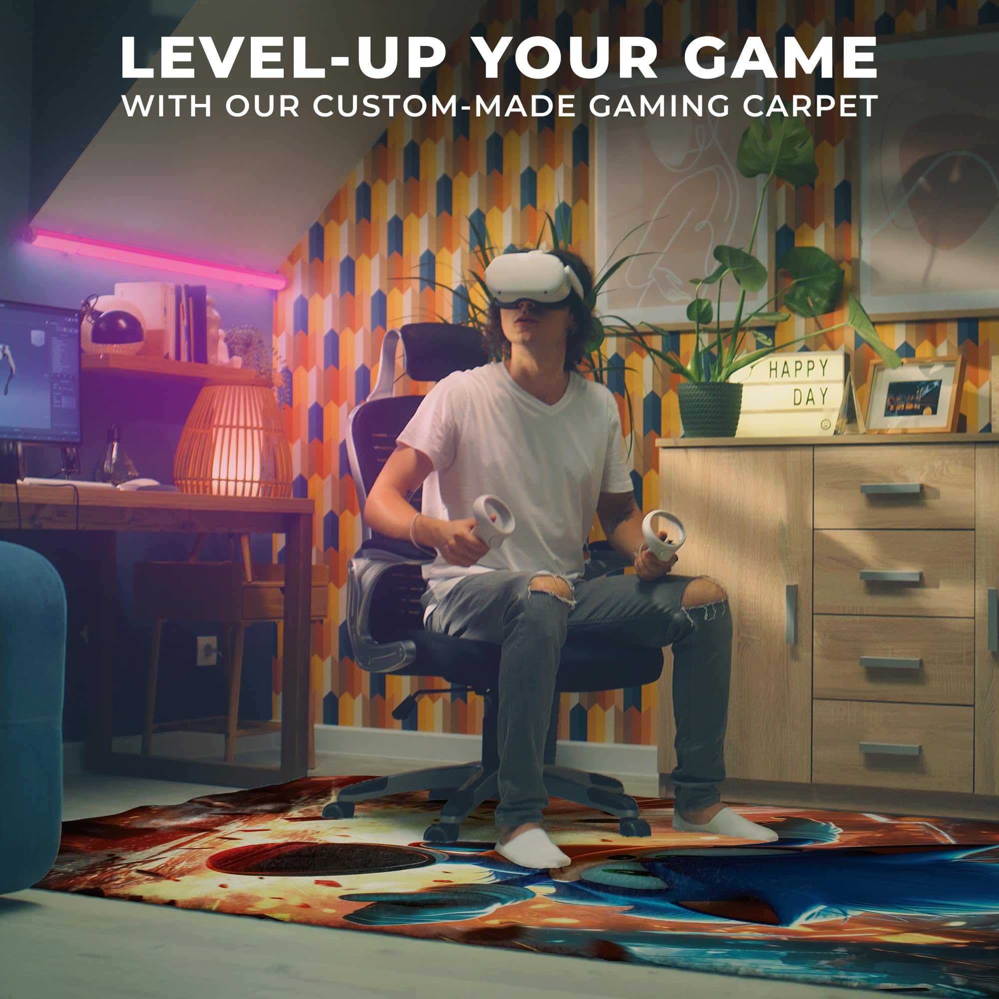 Sonic Decor Rug- 62x40 inches