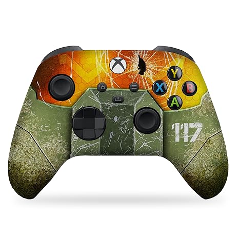 Hallo Infinity Master Chief Custom X-box Controller Front Print Only