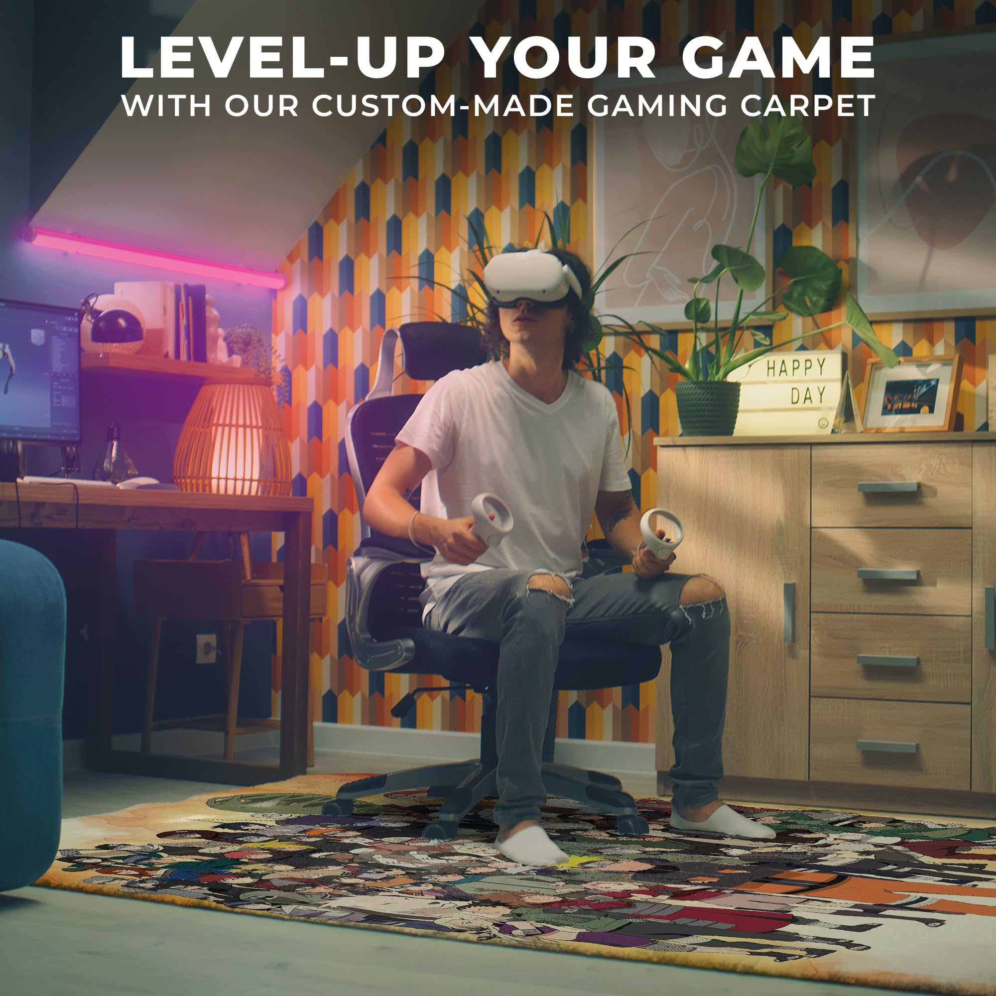 Naruto, Friends & Enemies Decor Rug- 62x40 inches