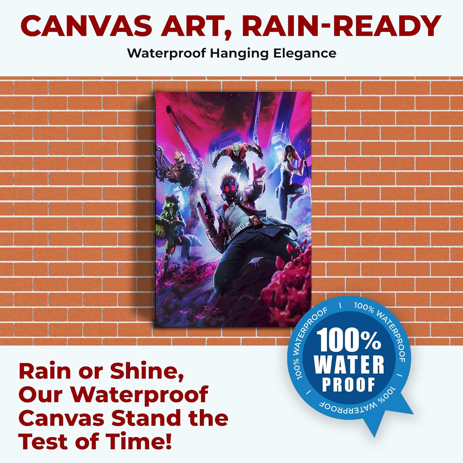 Guardians of Galaxy Wall Canvas
