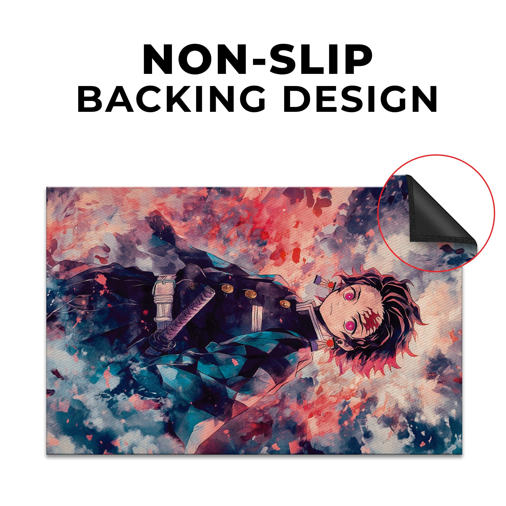 Demon Slayer #2 Decor Rug- 62x40 inches