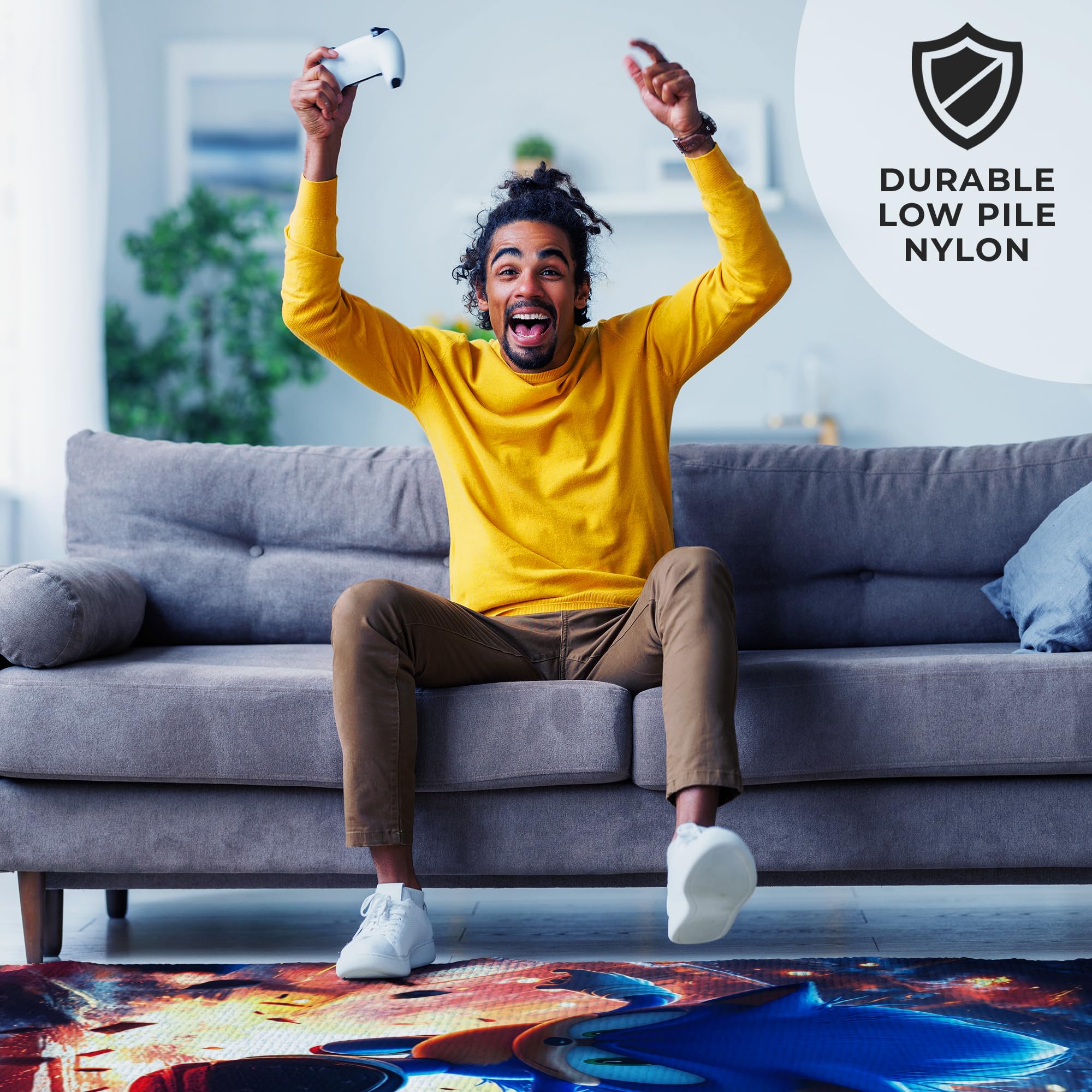 Sonic Decor Rug- 62x40 inches