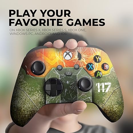 Hallo Infinity Master Chief Custom X-box Controller