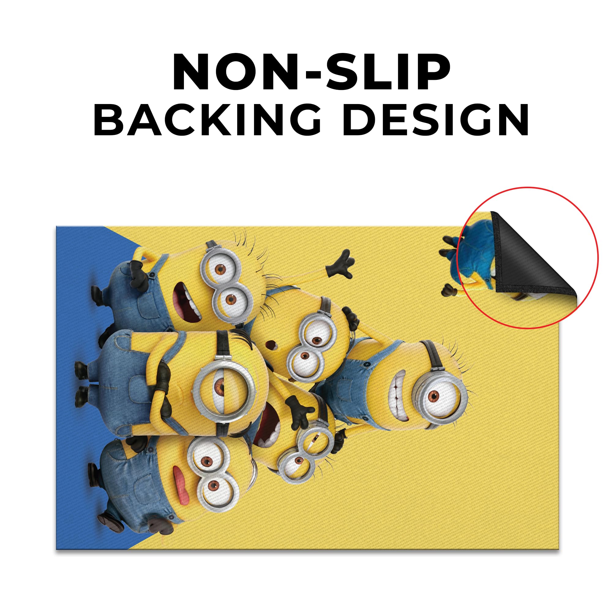 Minions Inspired Decor Rug- 62x40 inches