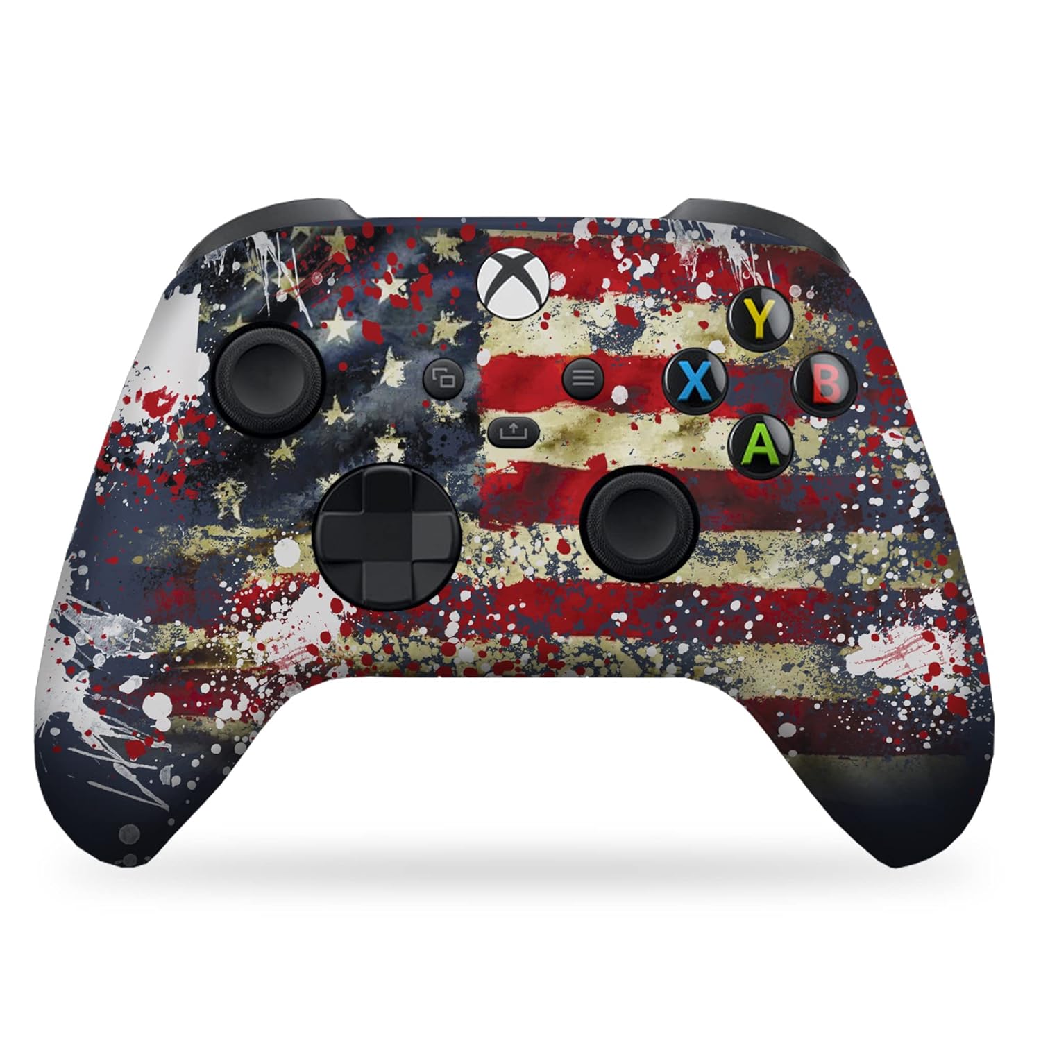 Tattered Flag 2 Xbox Series X Controller Front Print Only