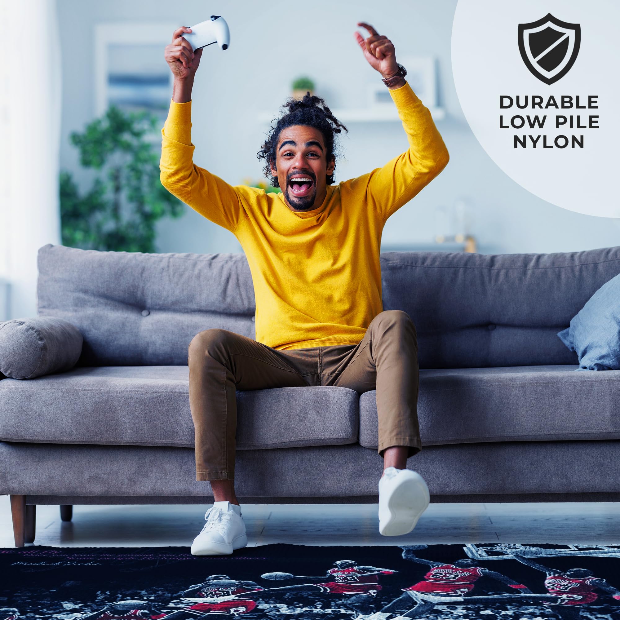 Michael Jordan Bulls Decor Rug- 62x40 inches