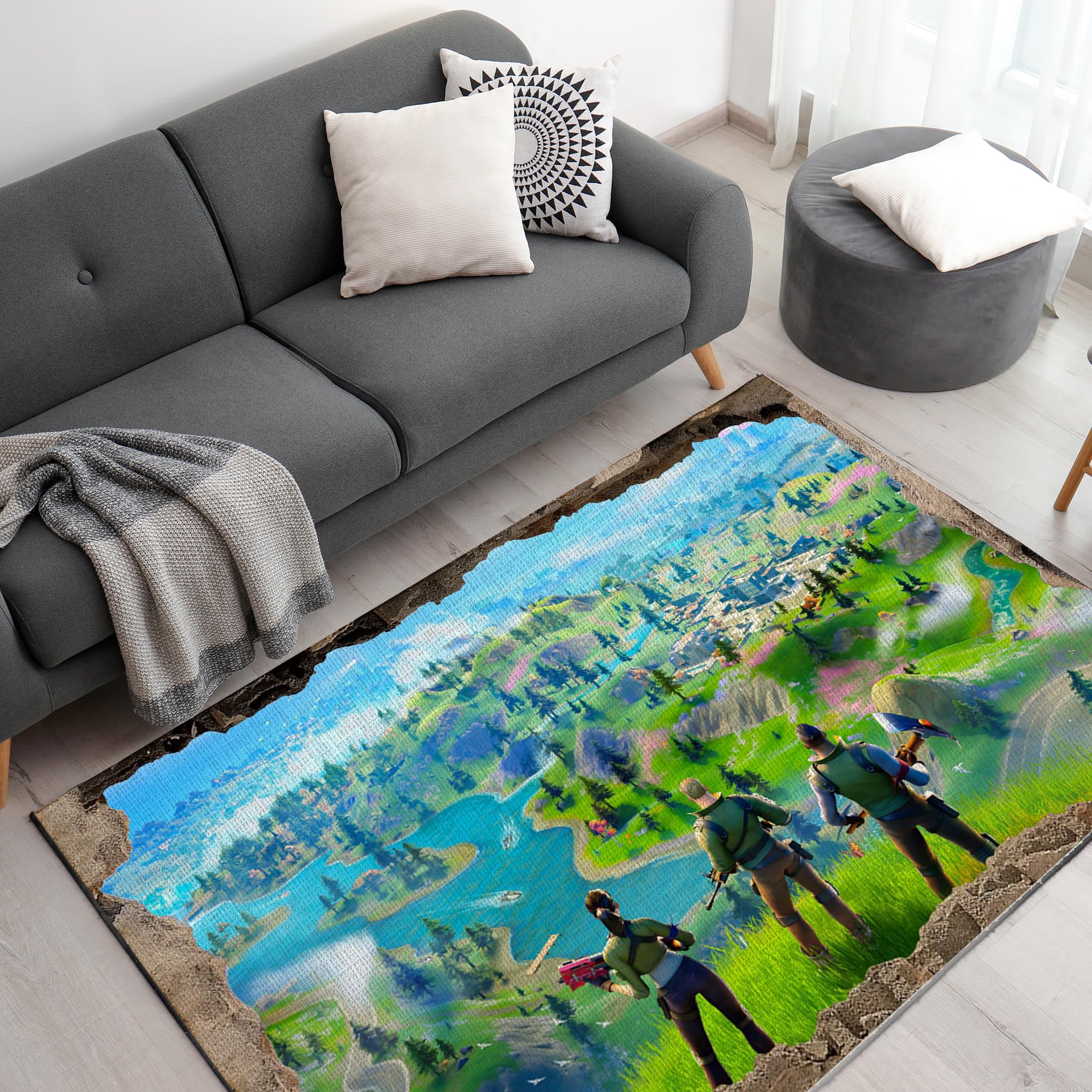 Fortnite Decor Rug- 62x40 inches