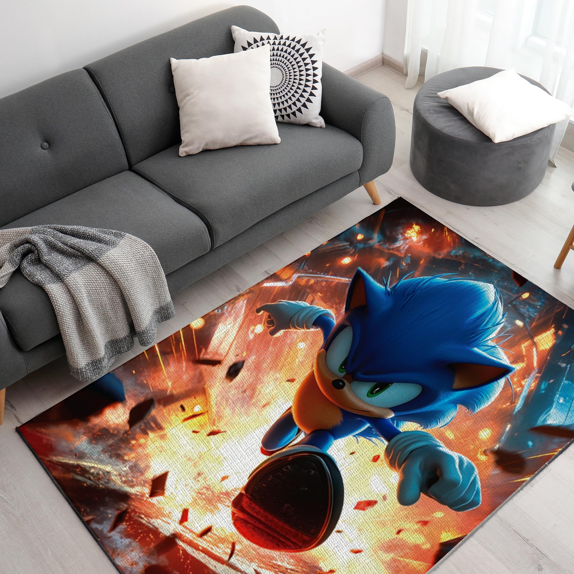 Sonic Decor Rug- 62x40 inches