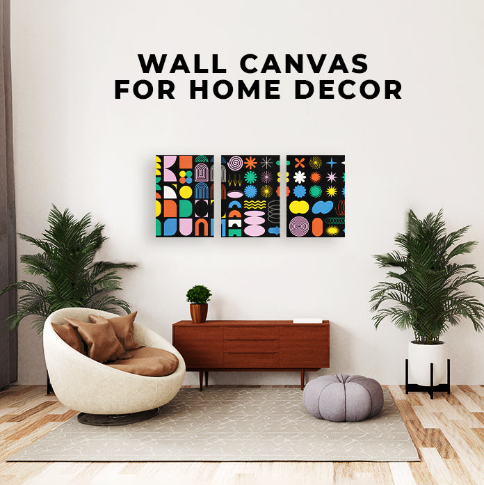 Abstract Geometry Wall Canvas