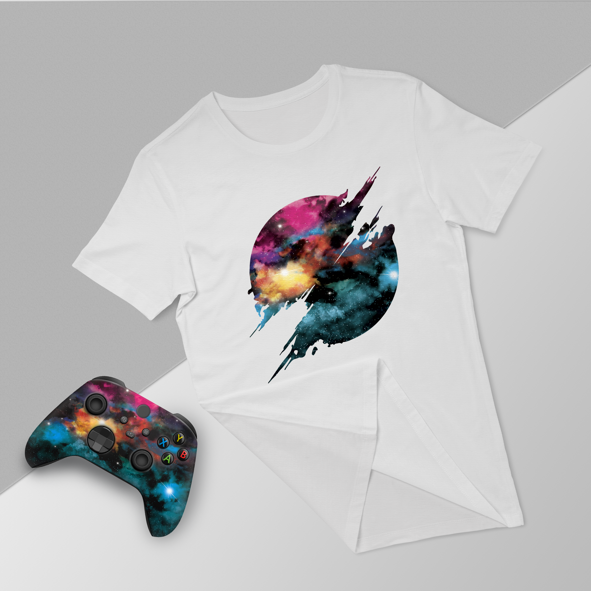 Galaxy Bundle – T-Shirt & Xbox Series X Controller