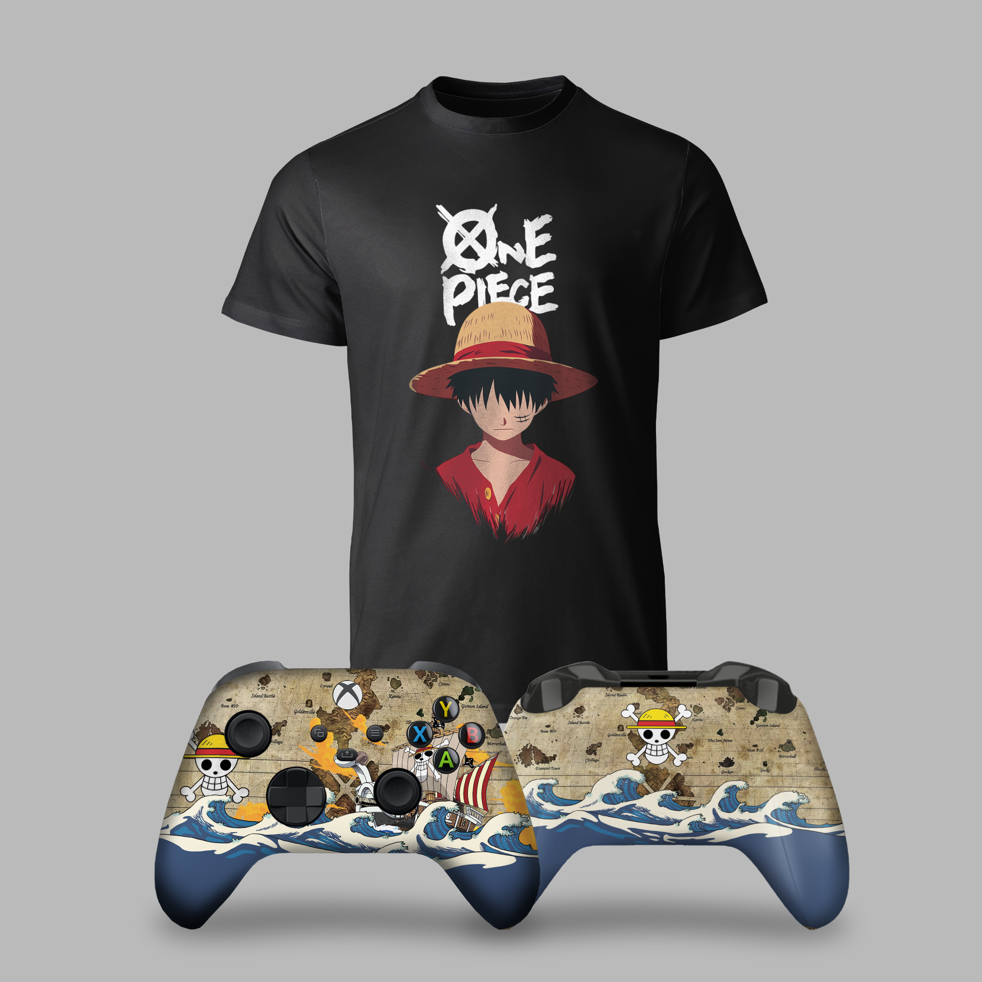 One Piece Bundle – T-Shirt & Xbox Series X Controller Black