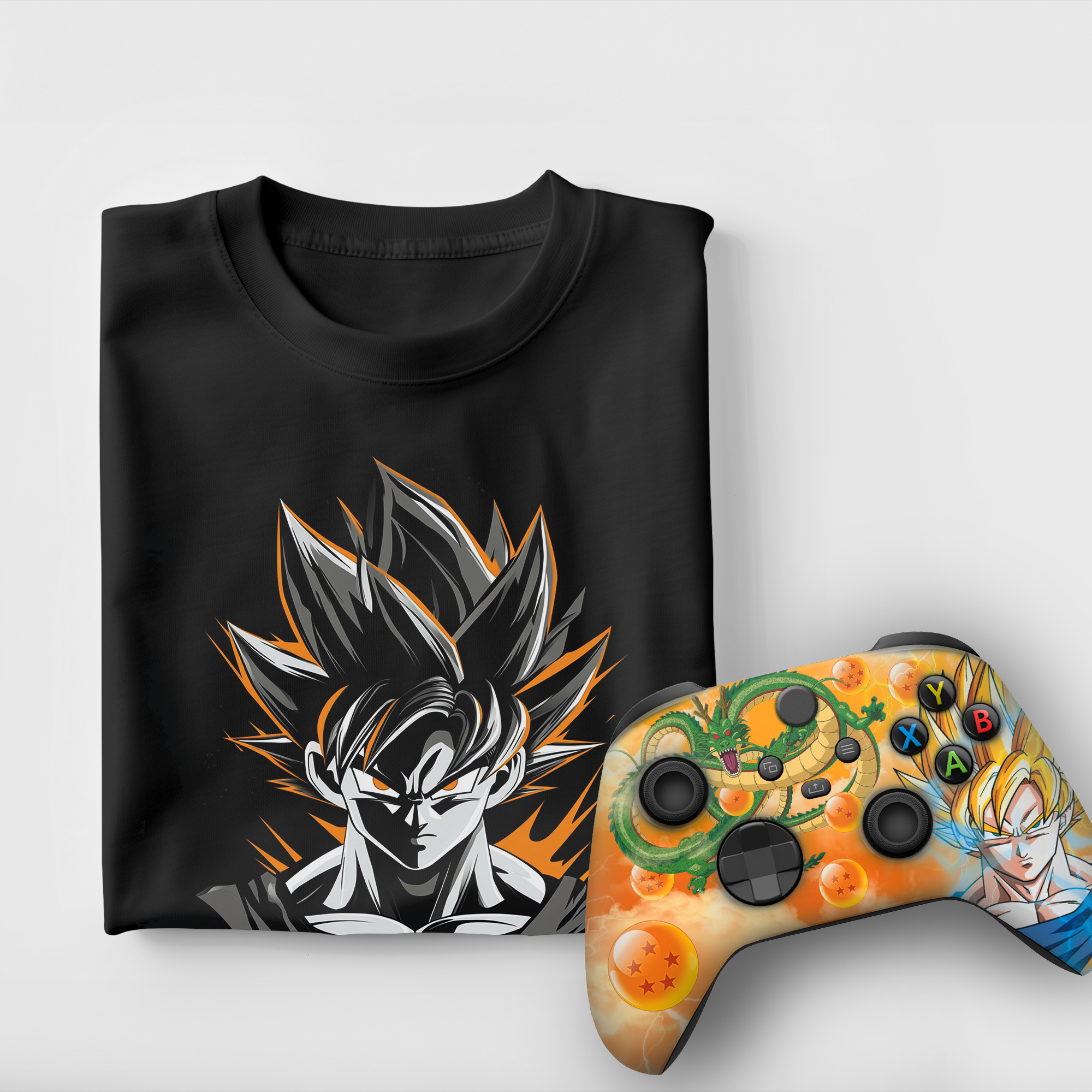 DBZ Goku Bundle – T-Shirt & Xbox Series X Controller