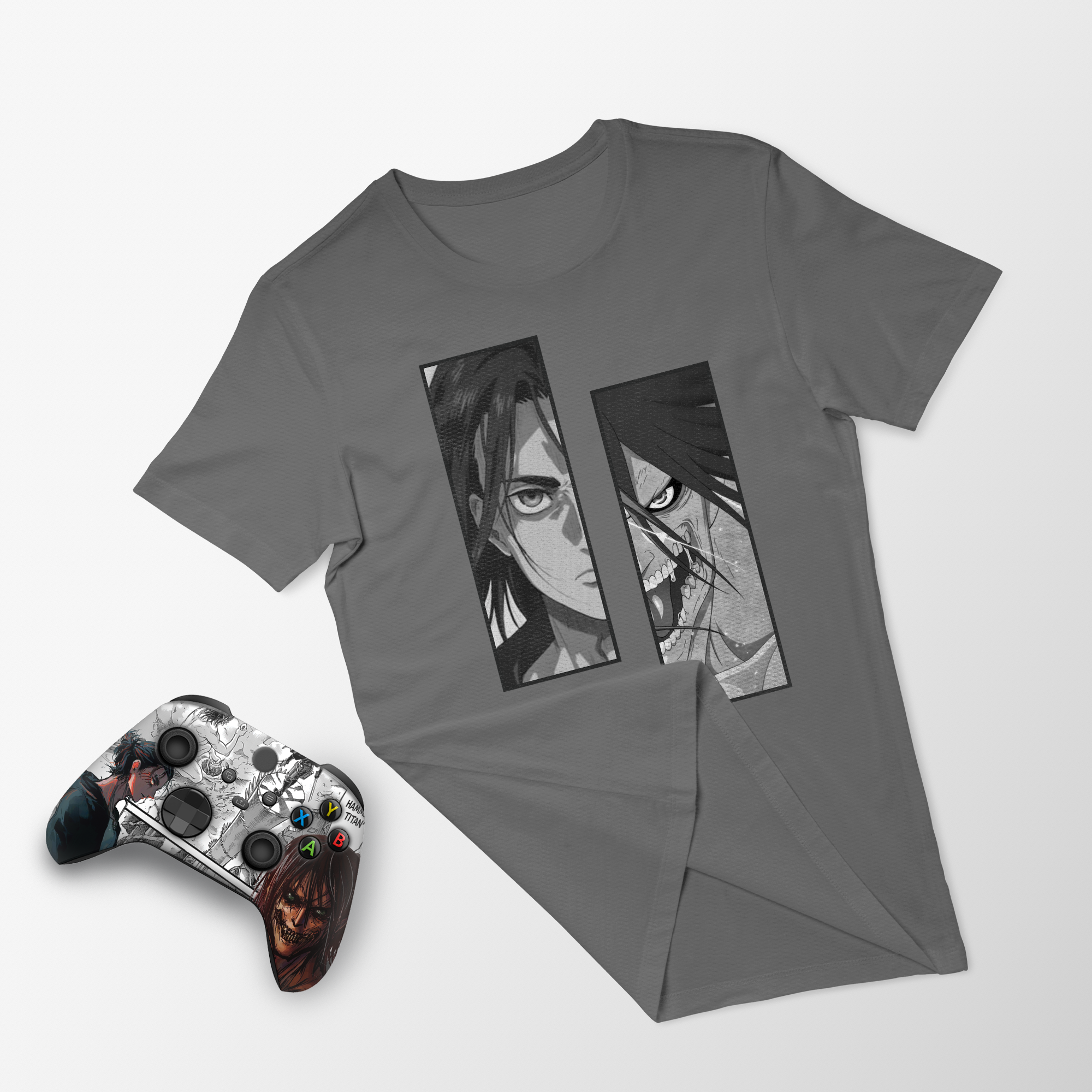 Attack on Titan Bundle – T-Shirt & Xbox Series X Controller