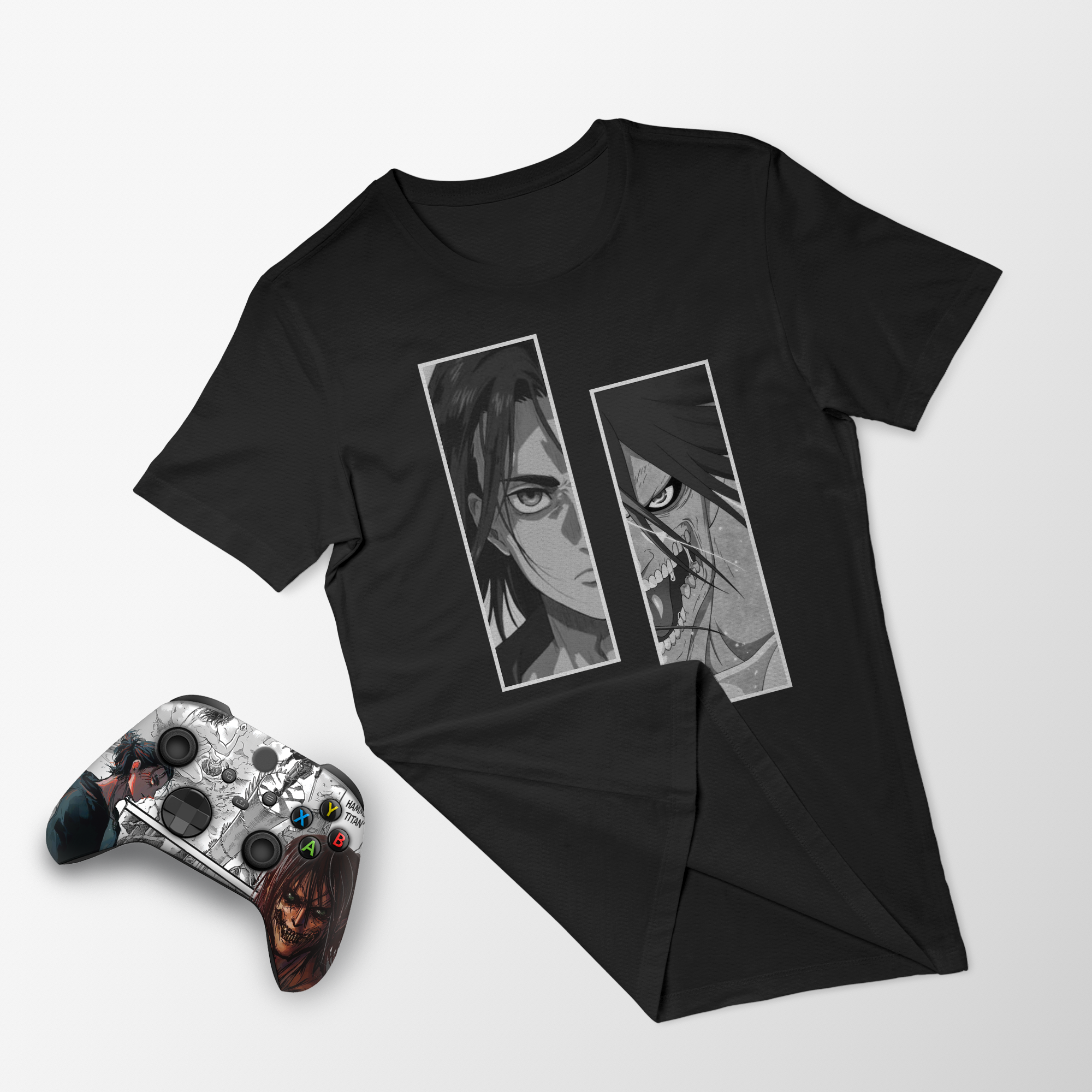 Attack on Titan Bundle – T-Shirt & Xbox Series X Controller