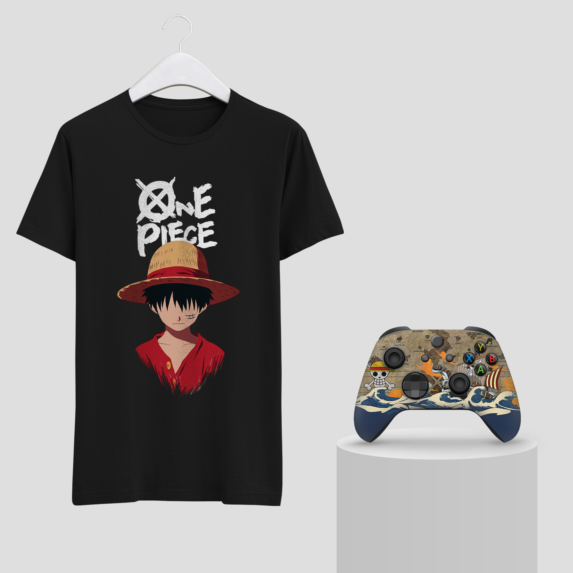 One Piece Bundle – T-Shirt & Xbox Series X Controller Black