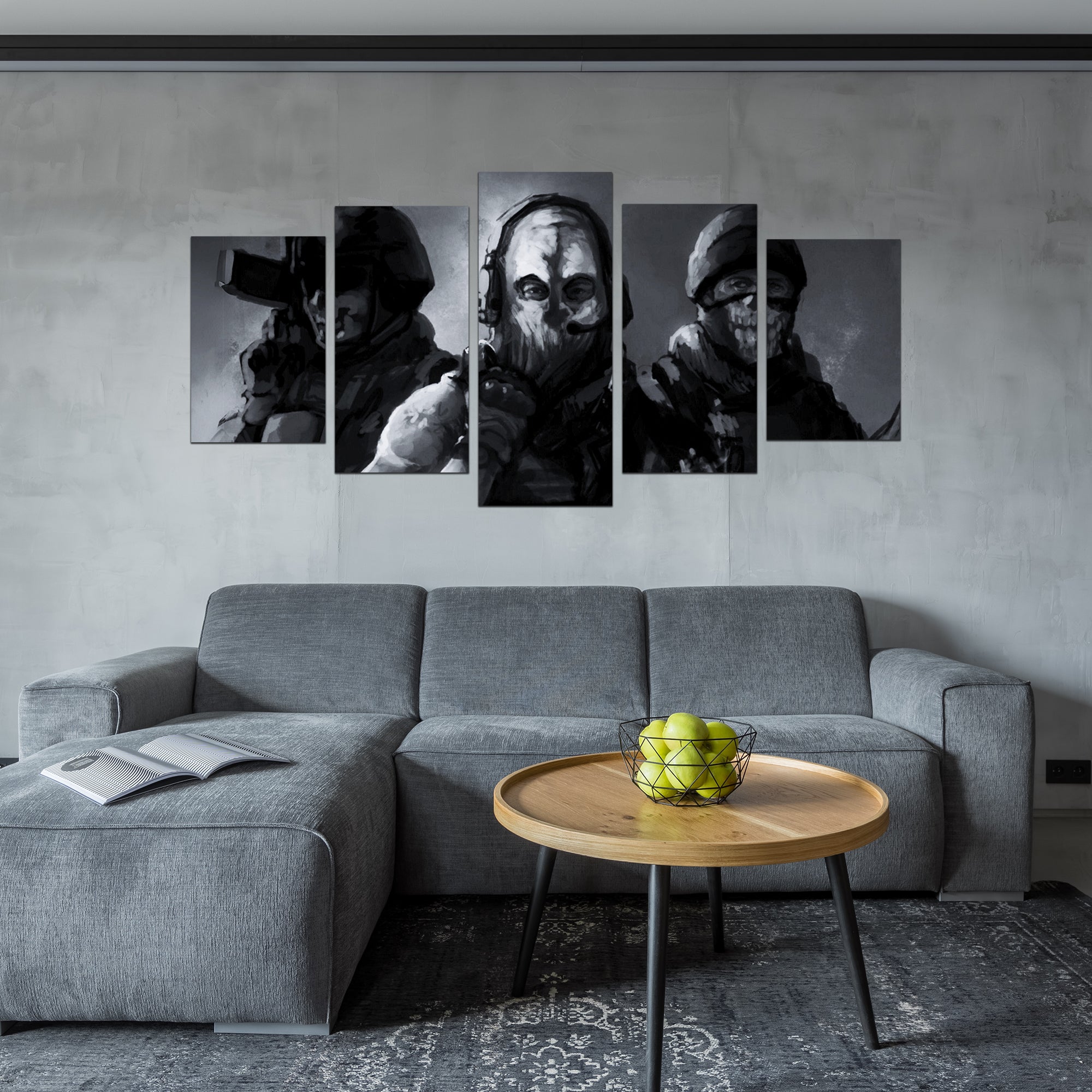 Call of Duty Modern Warfare 2 Wall Canvas Set - Canvas Durability, Gamer's Delight Decor