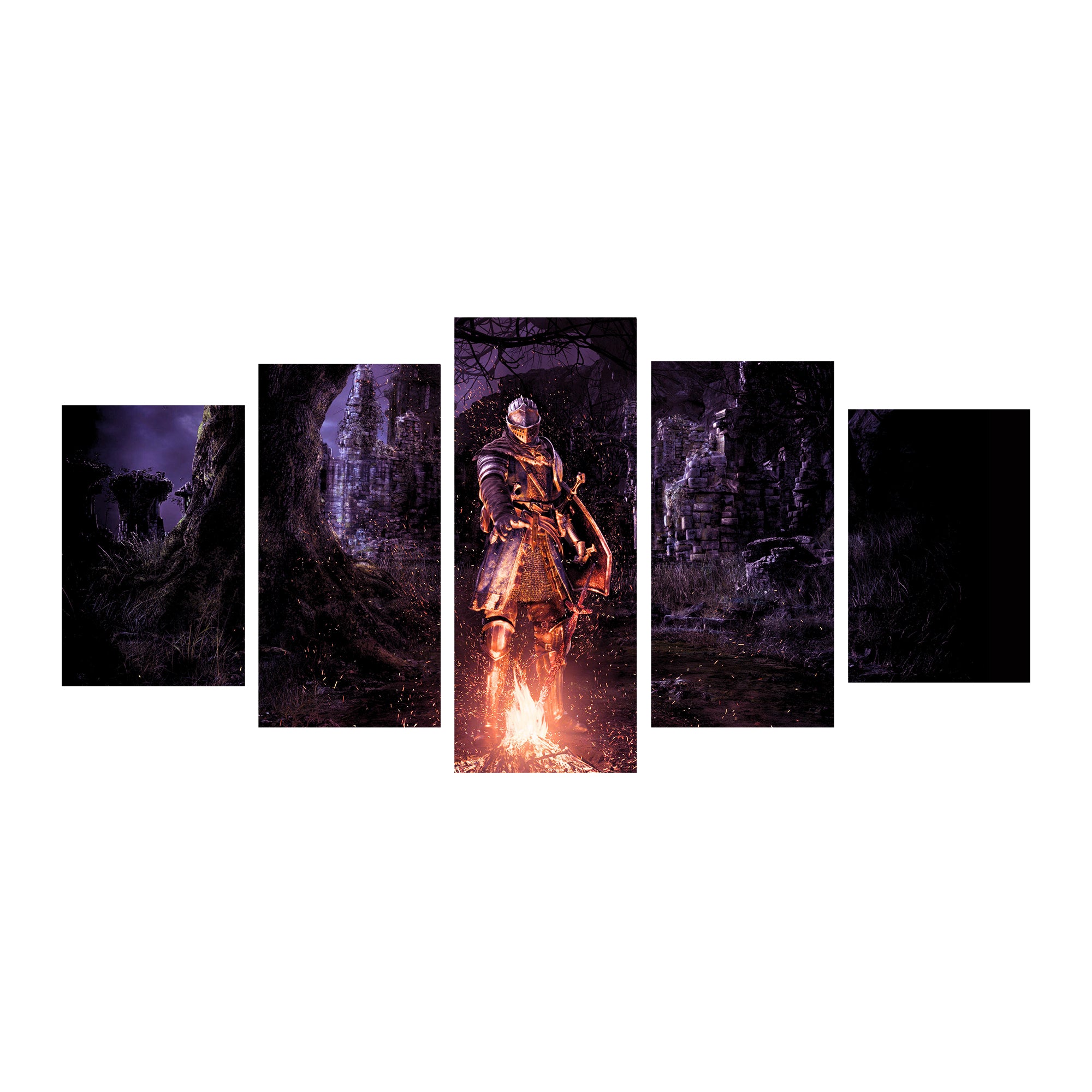 Dark Souls Wall Canvas Set to Redefine Your Space - Vivid Colors and Details