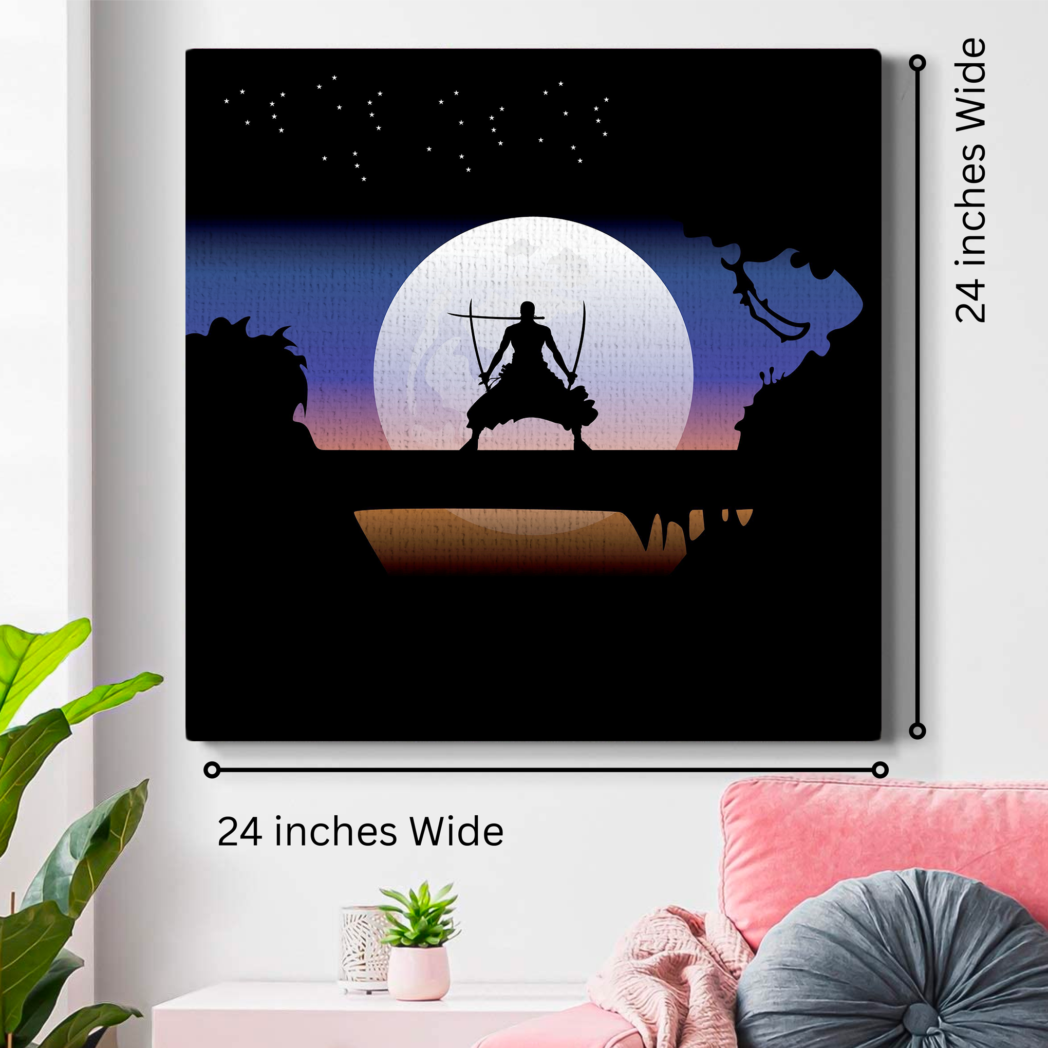 One Piece - Roronoa Zoro Wall Canvas 1 Piece