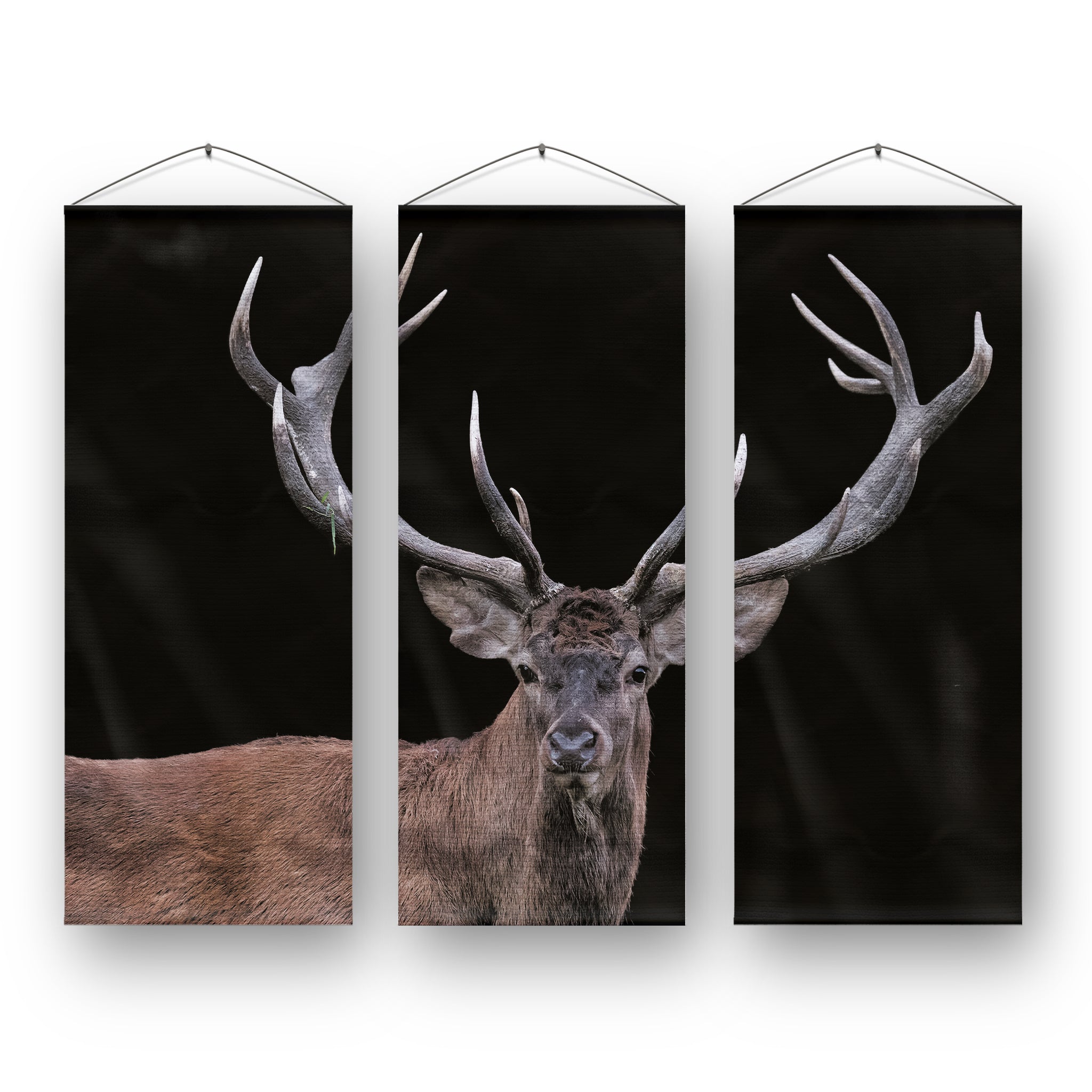 Deer Set of 3 Wall Banner