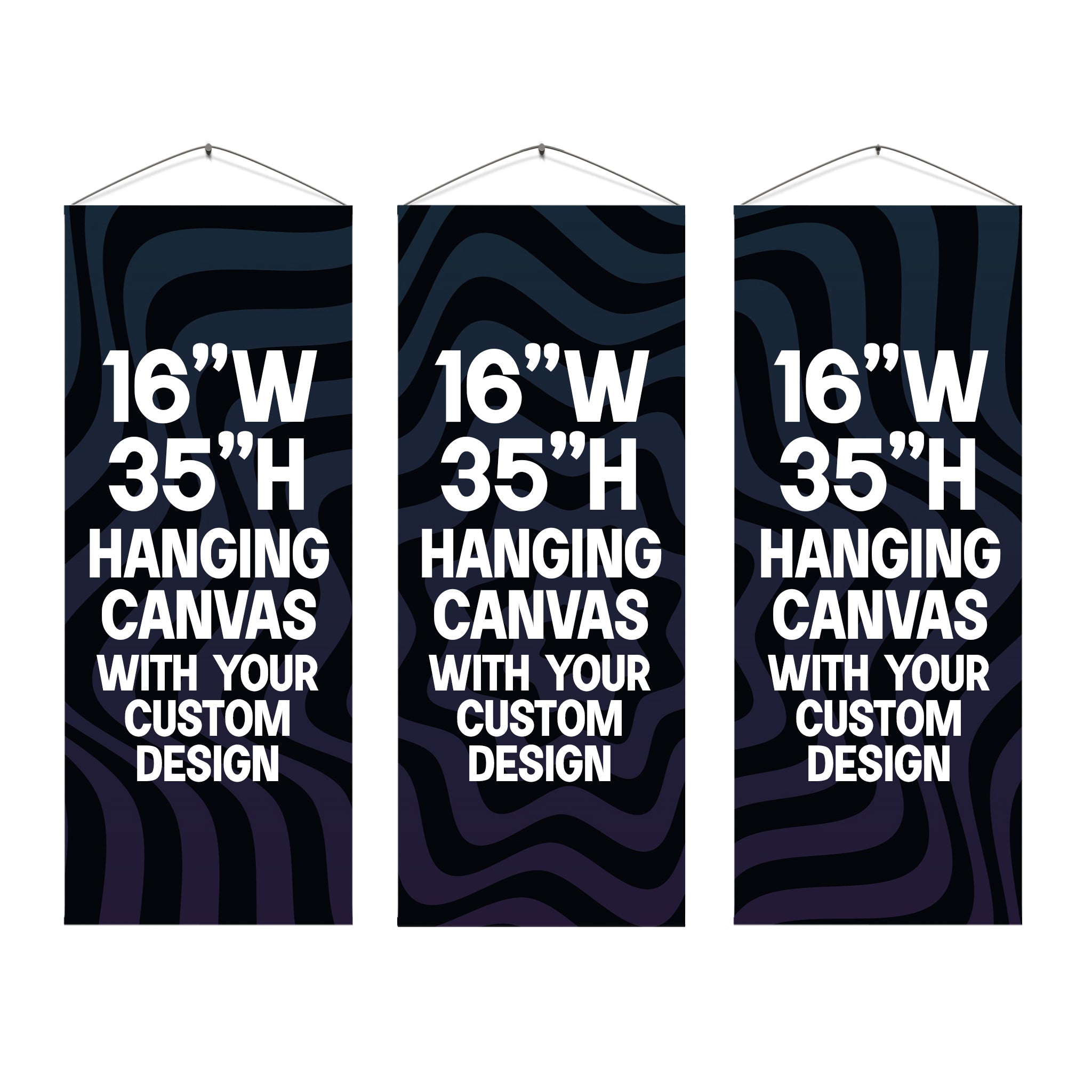 Hanging Canvas Set of 3 - Make Your Own