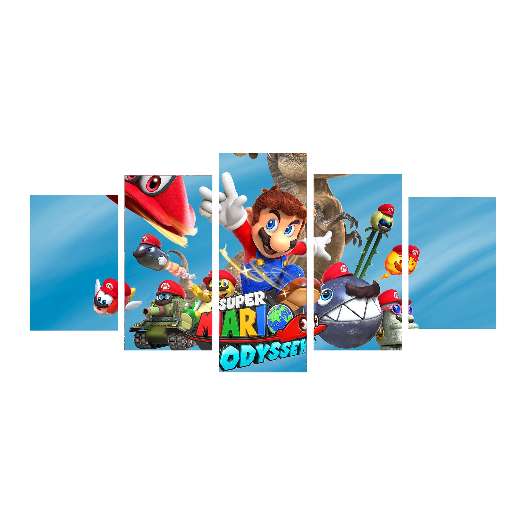 Mario Odyssey Wall Canvas Set High Quality Canvas Ultimate Room Upg