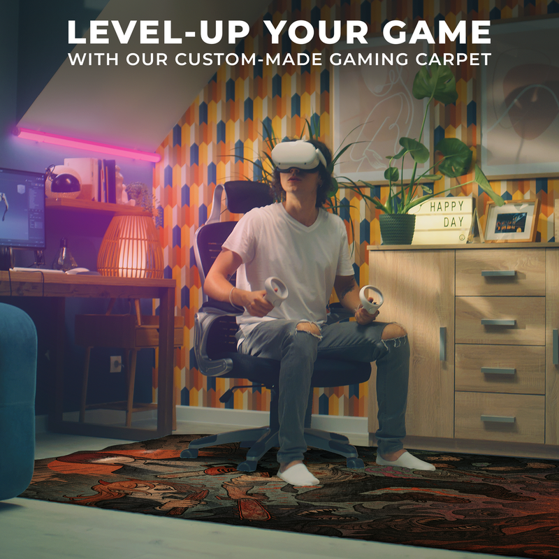 Chainsaw Man Inspired Decor Rug- 62x40 inches