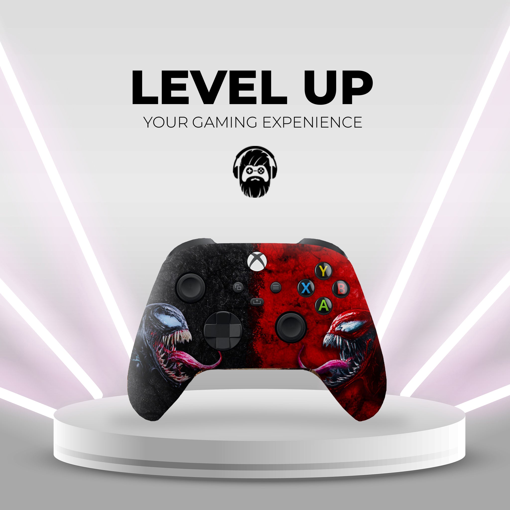 Venom VS Carnage inspired Xbox Series X controller