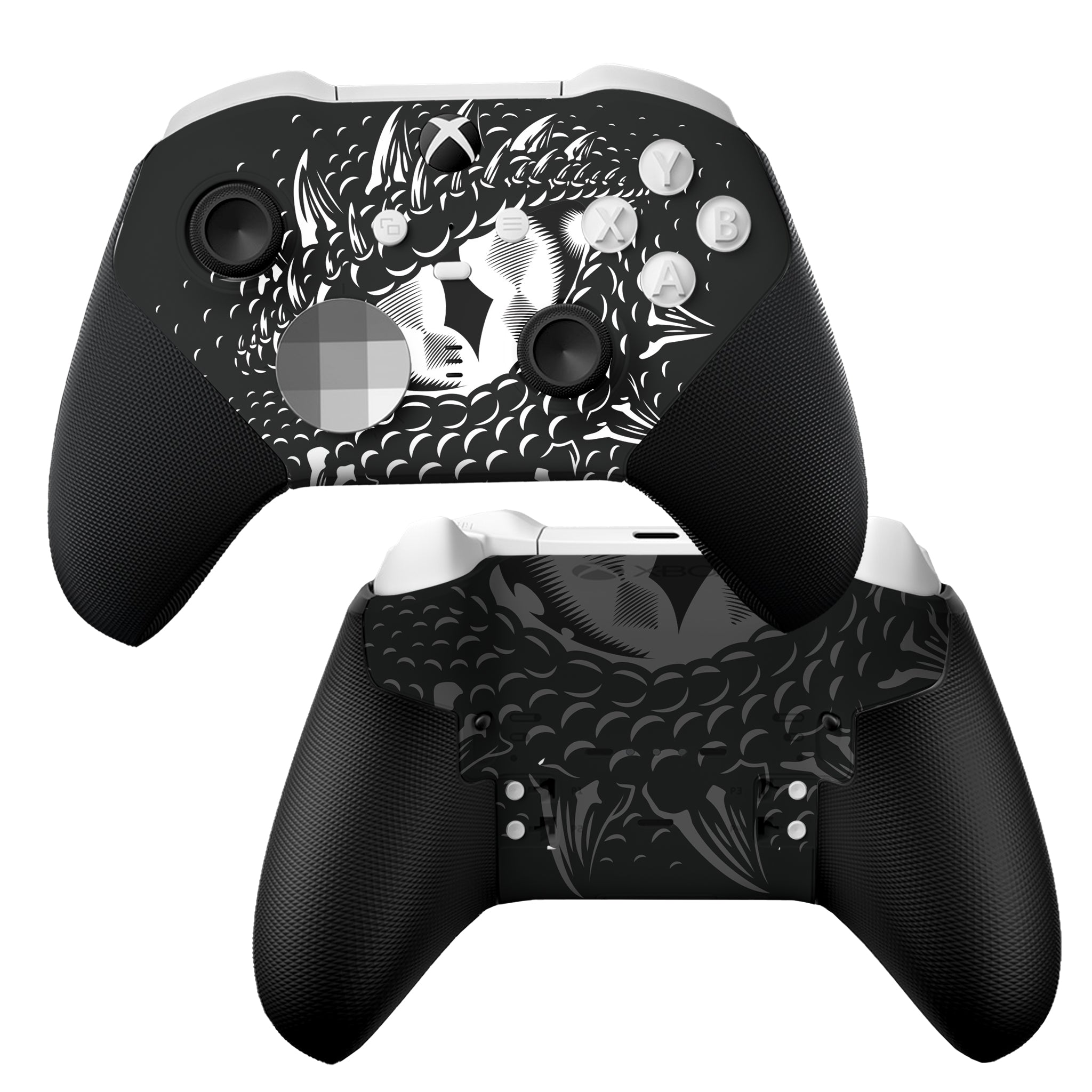 Smaug Dragon Eyes Xbox Elite Controller Series 2 Core Front & Back hydro-dip Only