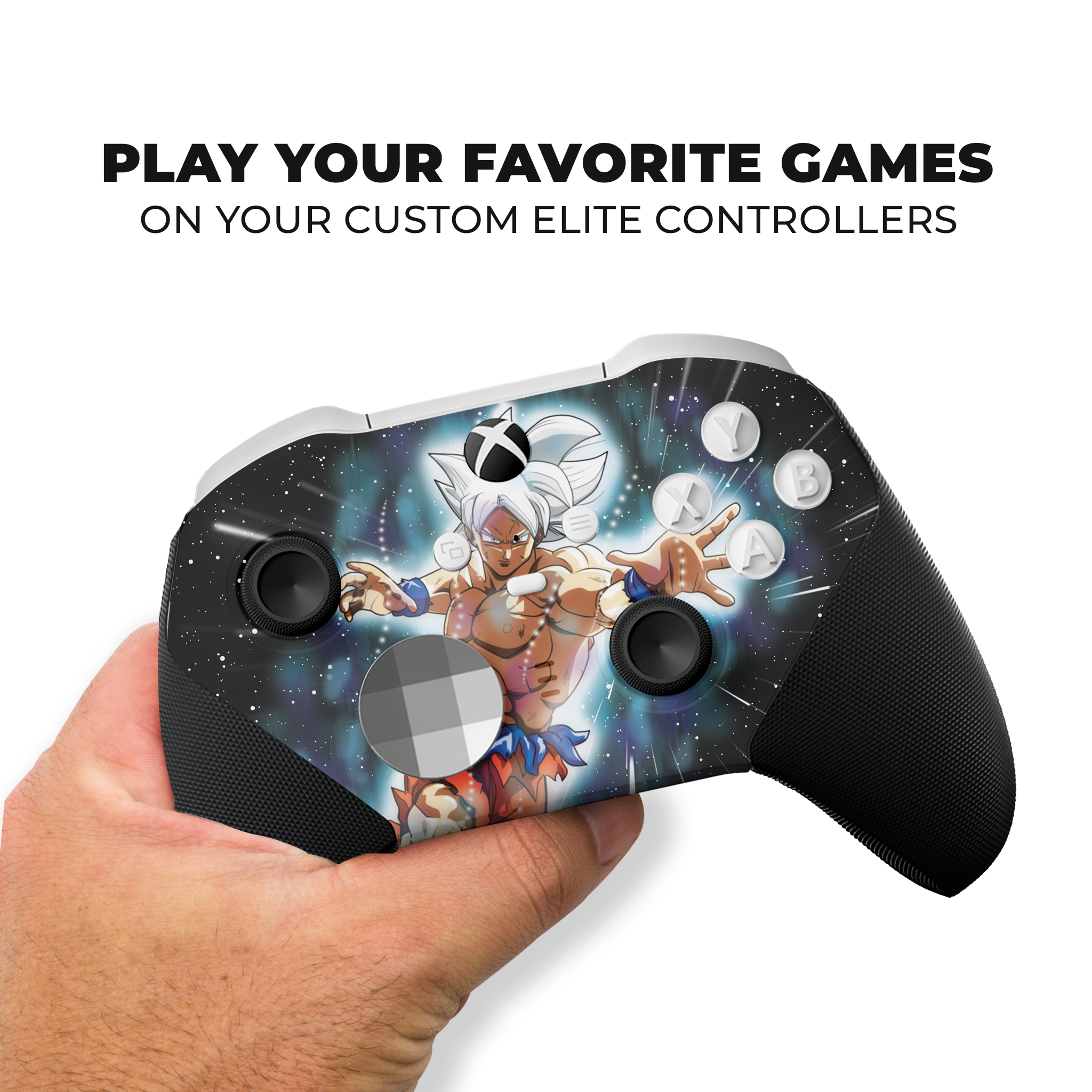 Goku Ultra Instinct X-box Elite Controller Series 2 Core