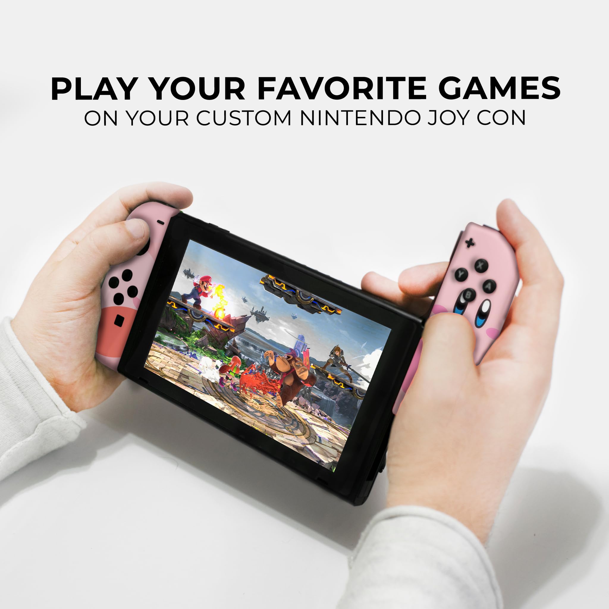 Kirby Switch Joy-Con Left and Right Controllers