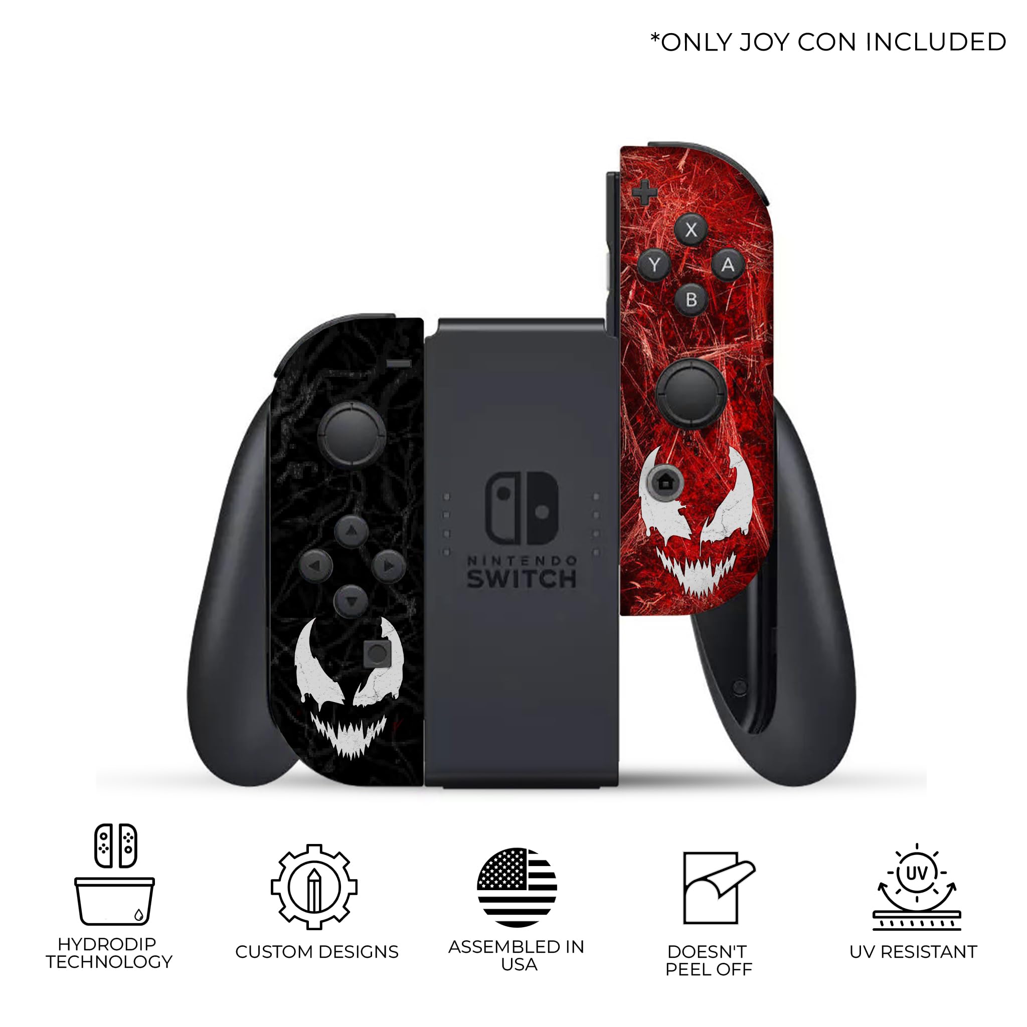 VENOM VS CARNAGE Switch Joy-Con Left and Right Controllers
