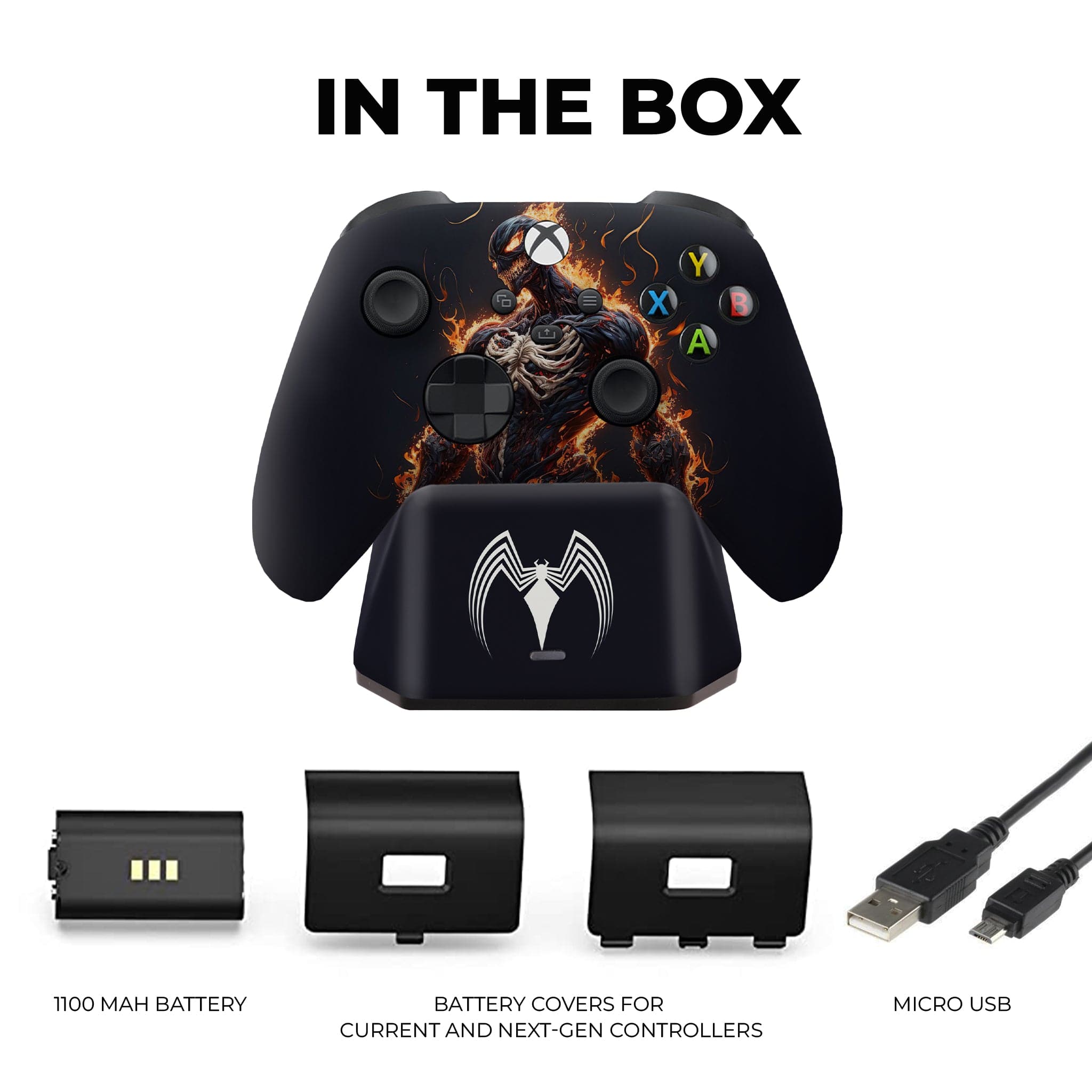 Xbox Charging Station Venom Fire