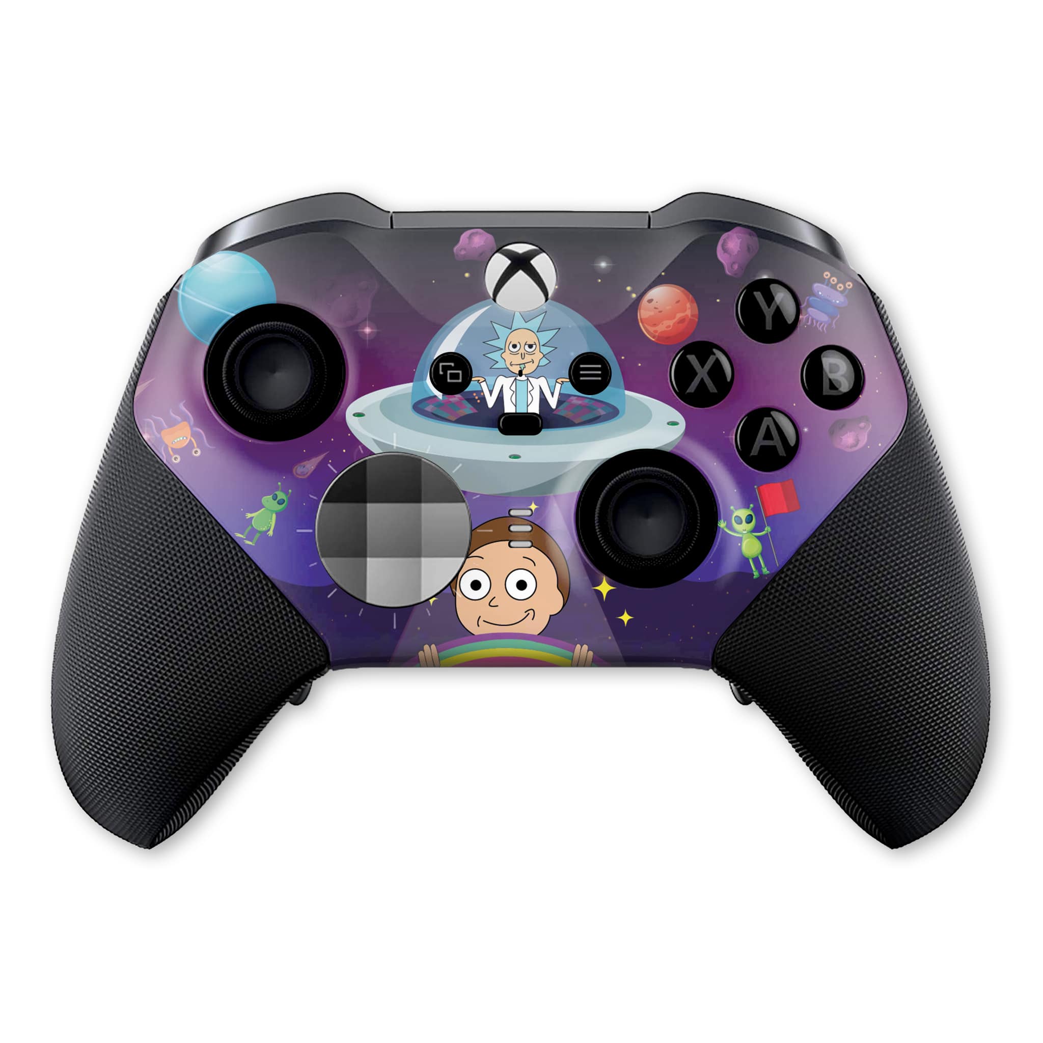 Rick & Morty in Space Xbox Elite Series 2 Controller Front Print Only