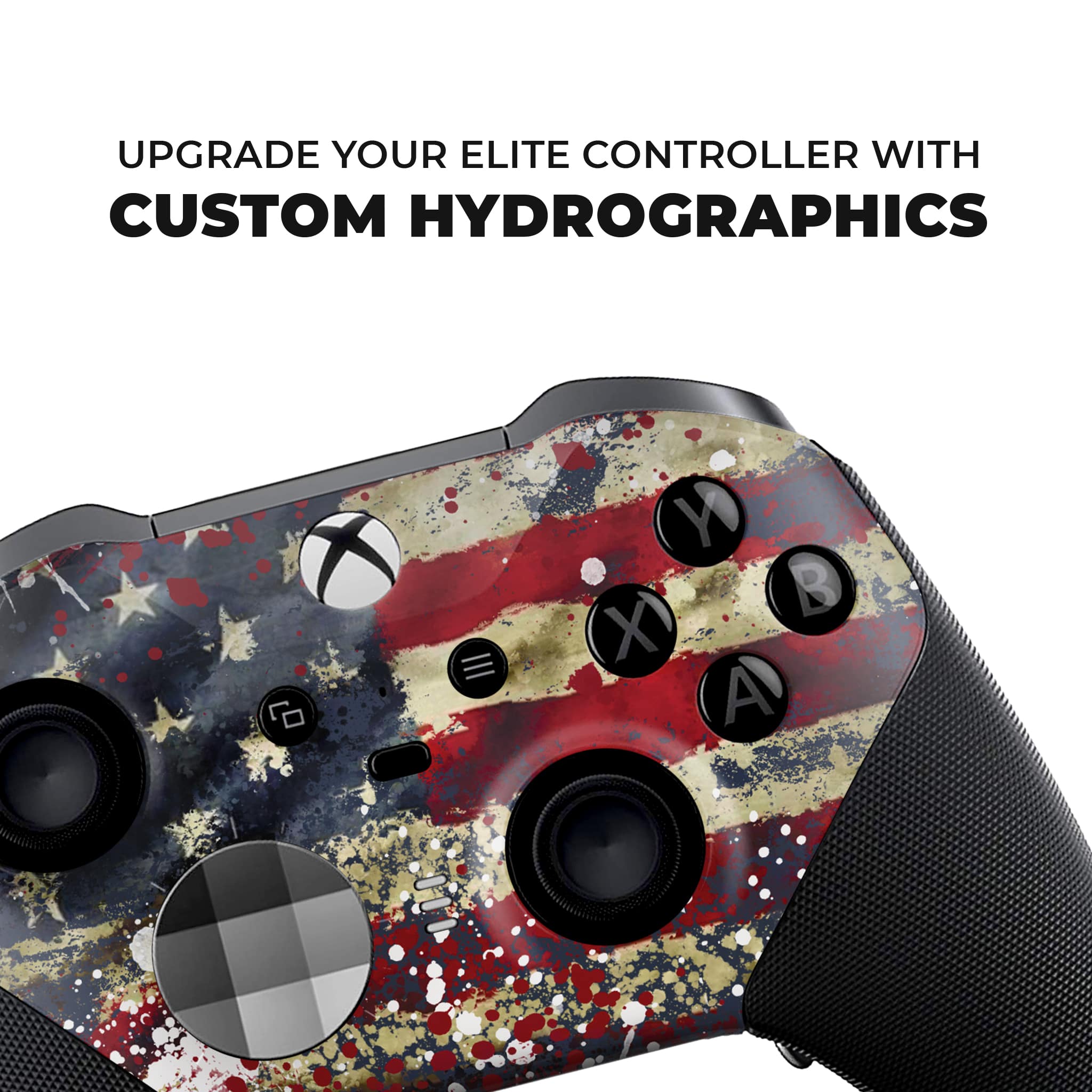 USA Tattered Flag Xbox Elite Series 2 Controller