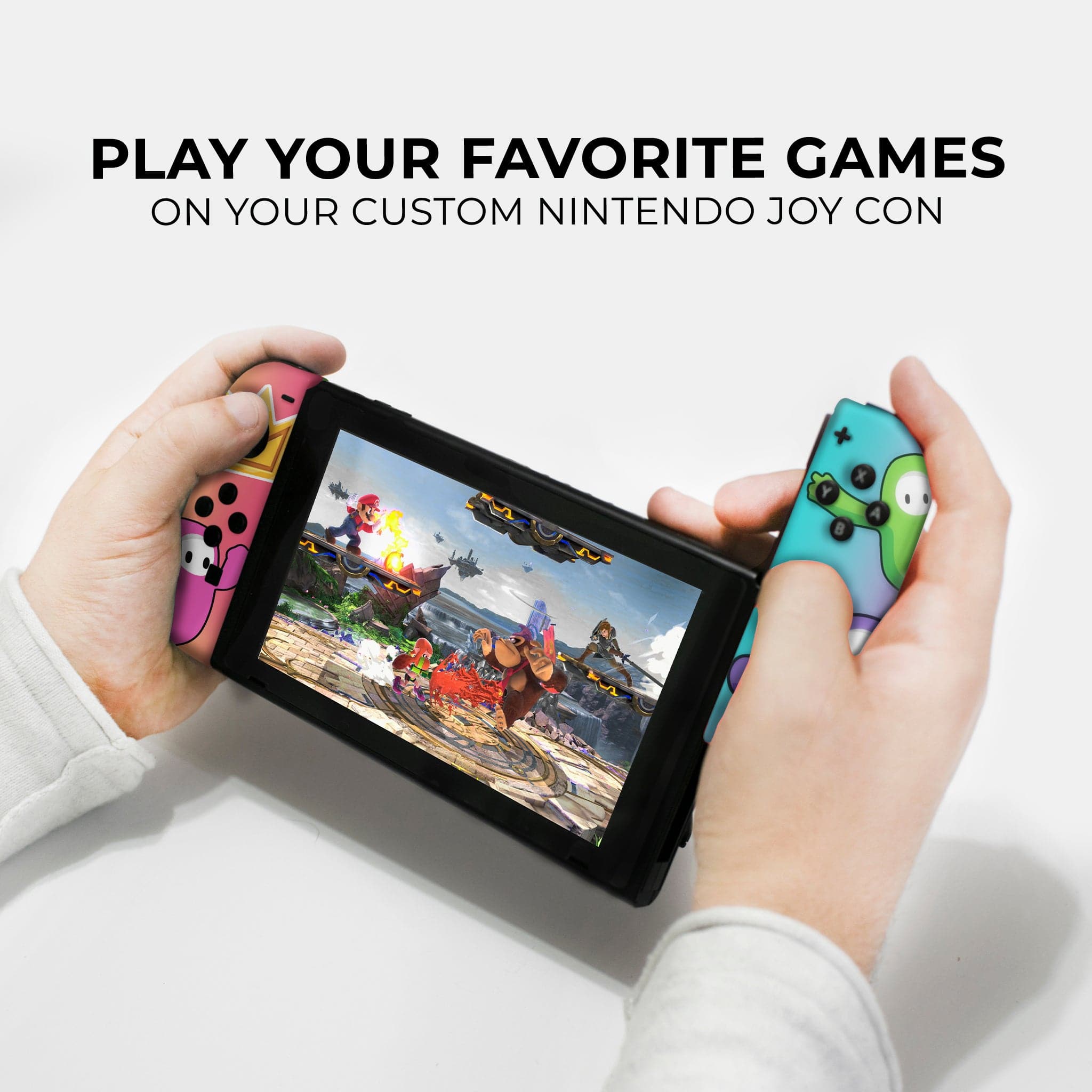 Fall Guys Inspired Nintendo Switch Joy-Con Left and Right Switch Controllers by Nintendo