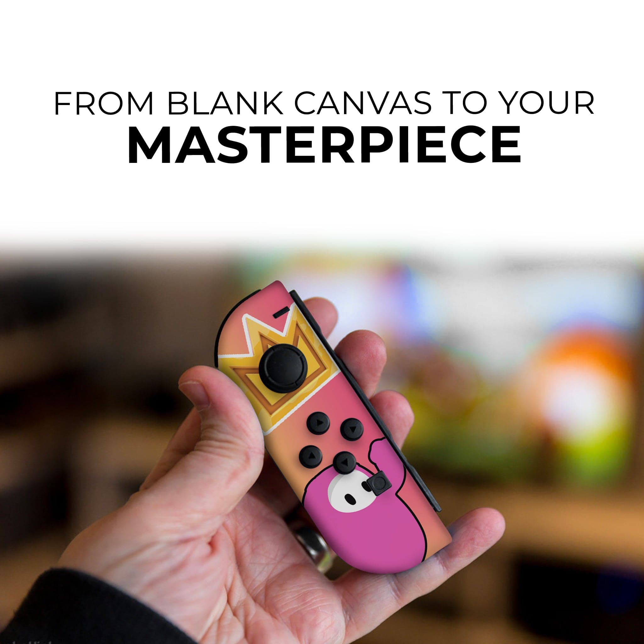 Fall Guys Inspired Nintendo Switch Joy-Con Left and Right Switch Controllers by Nintendo