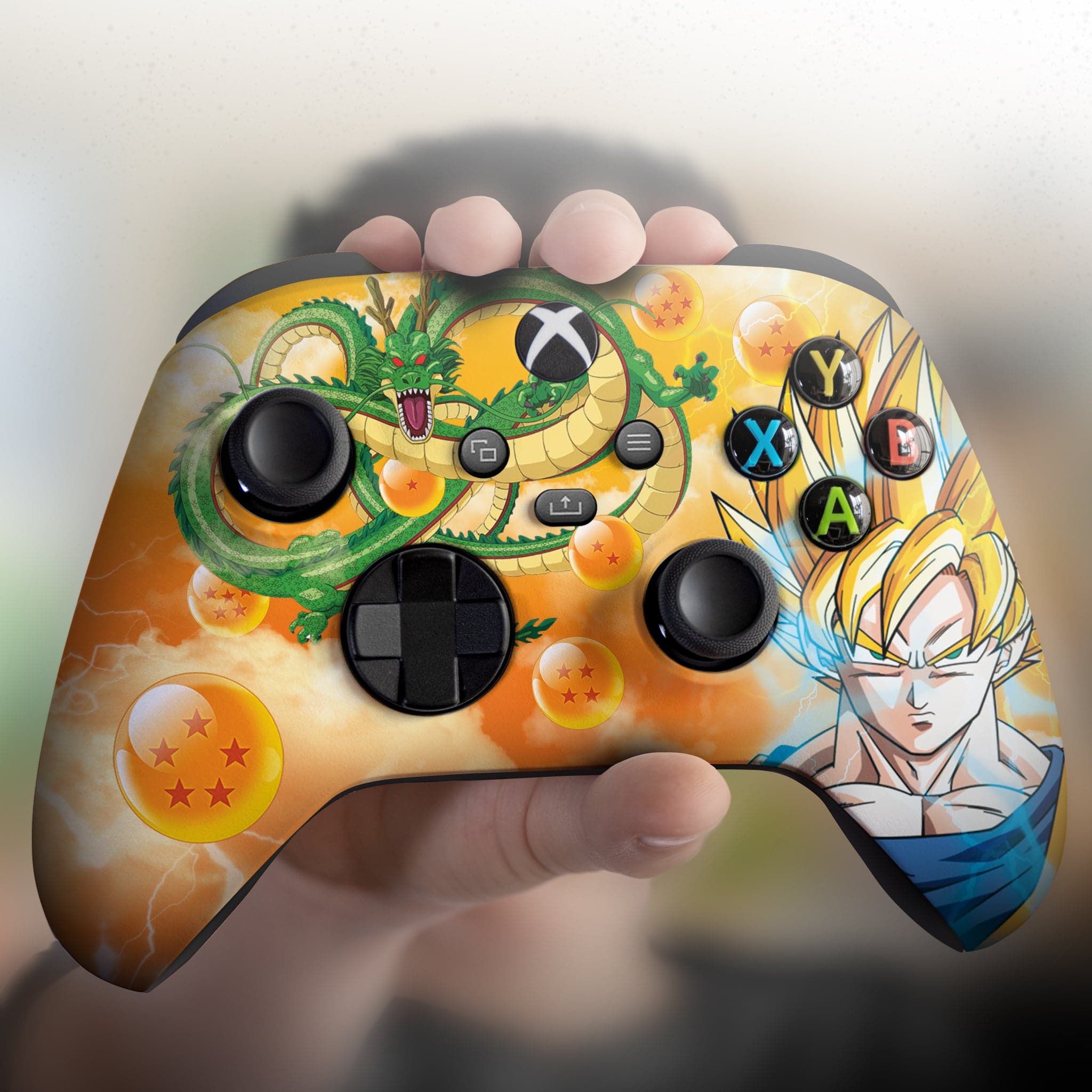 DBZ Goku & Shenron Inspired x box series x  Controller