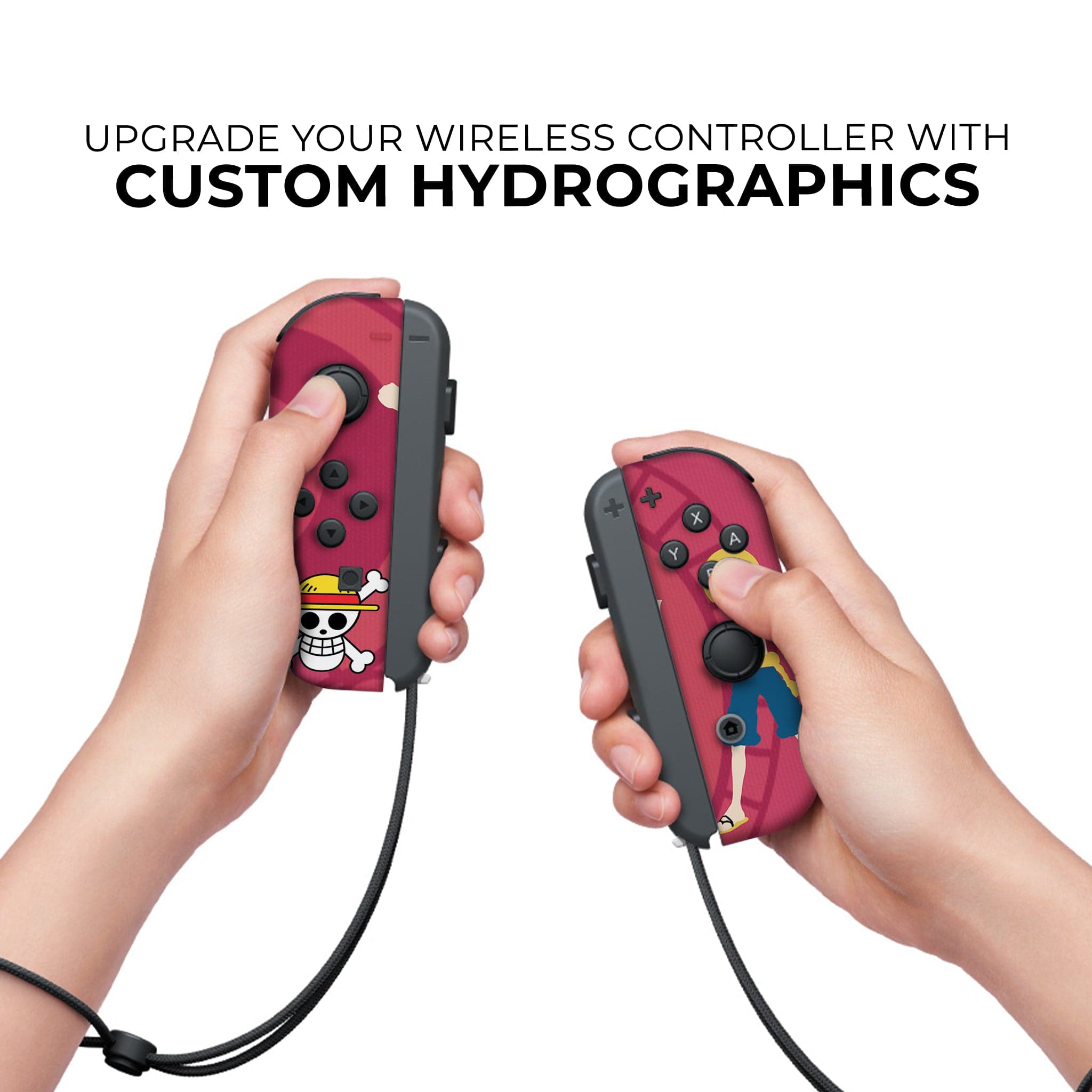 Luffy One Piece Inspired Nintendo Switch Joy-Con Left and Right Switch Controllers by Nintendo