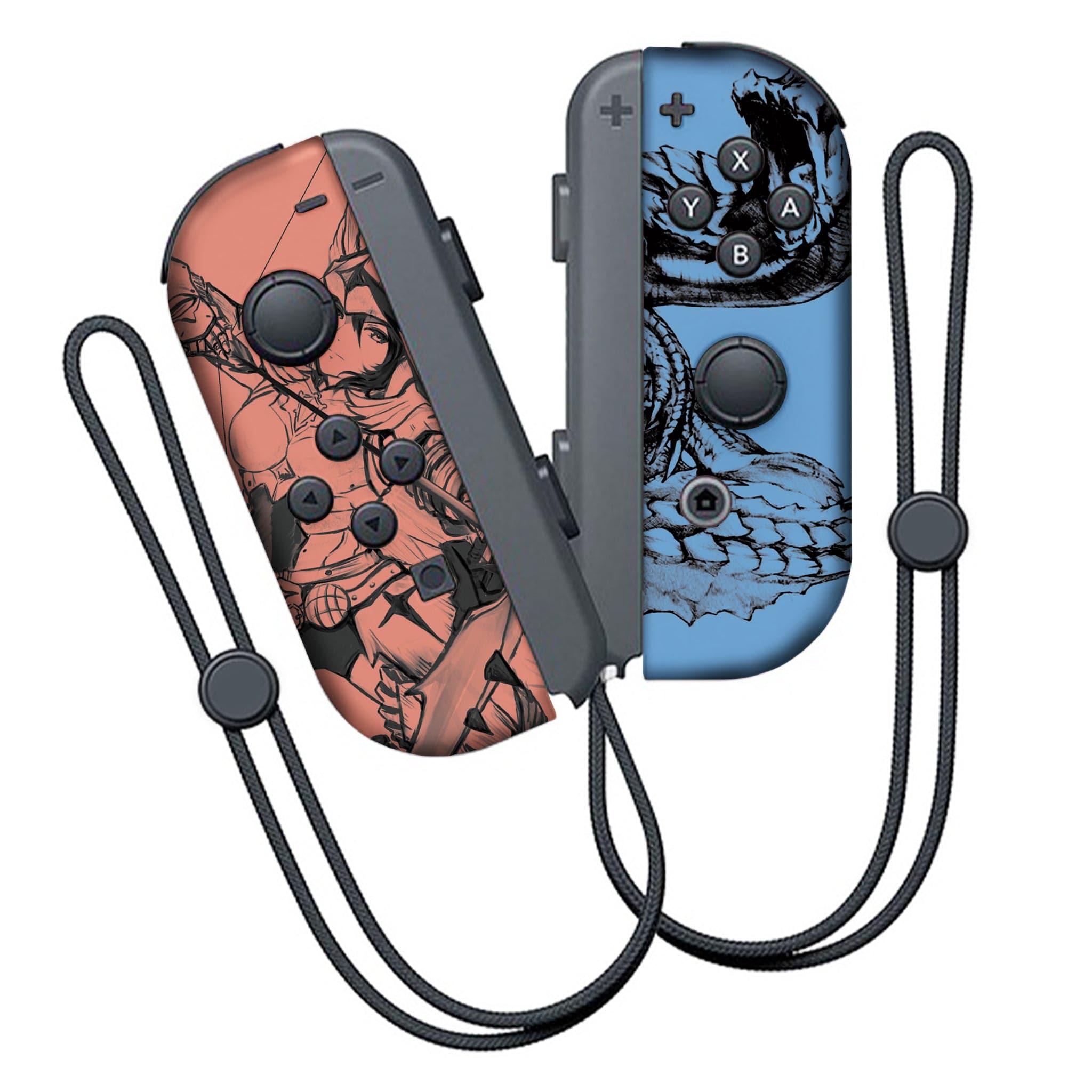 Monster Hunter Inspired Nintendo Switch Joy-Con Left and Right Switch Controllers by Nintendo